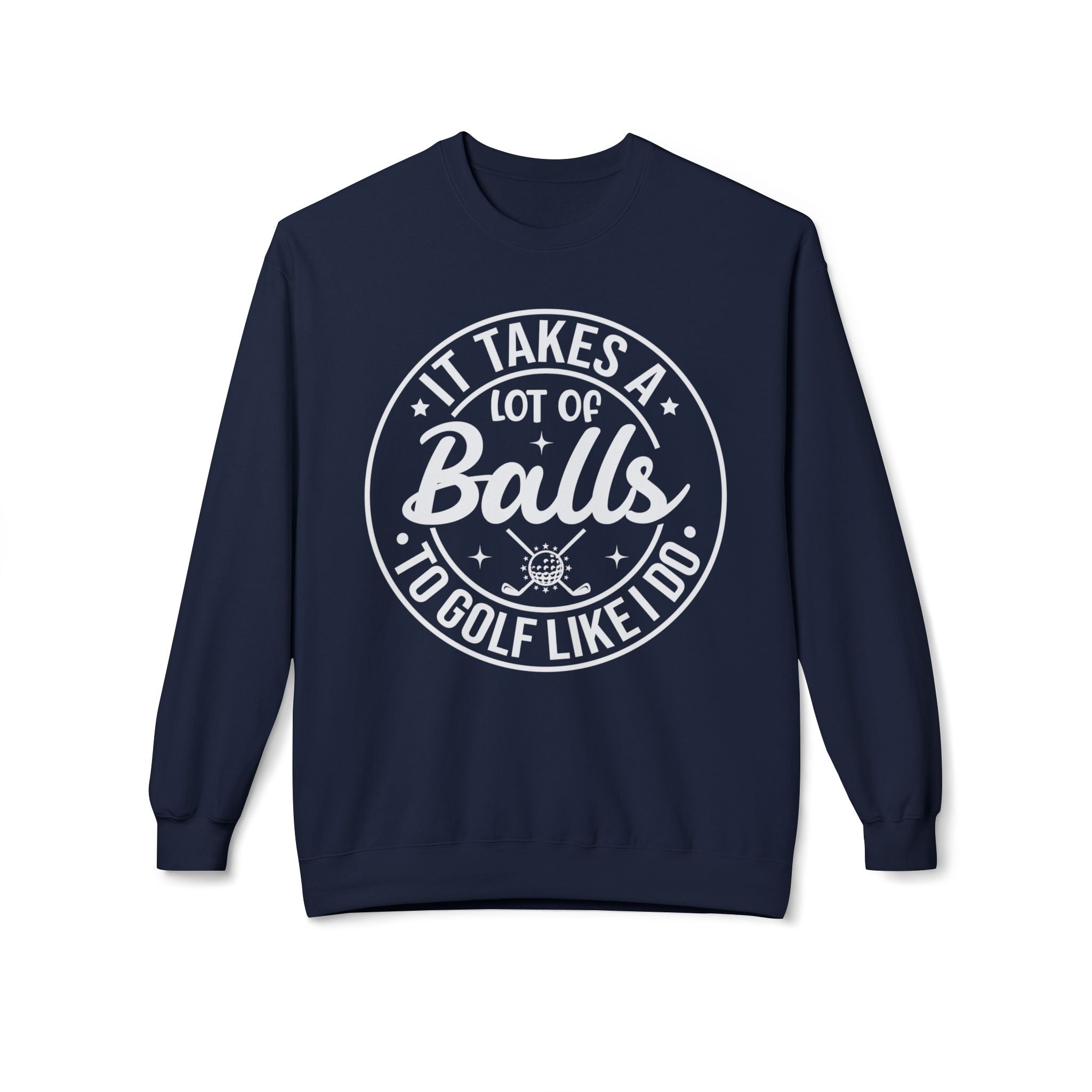 Golf Like I Do Midweight Softstyle Fleece Crewneck Sweatshirt