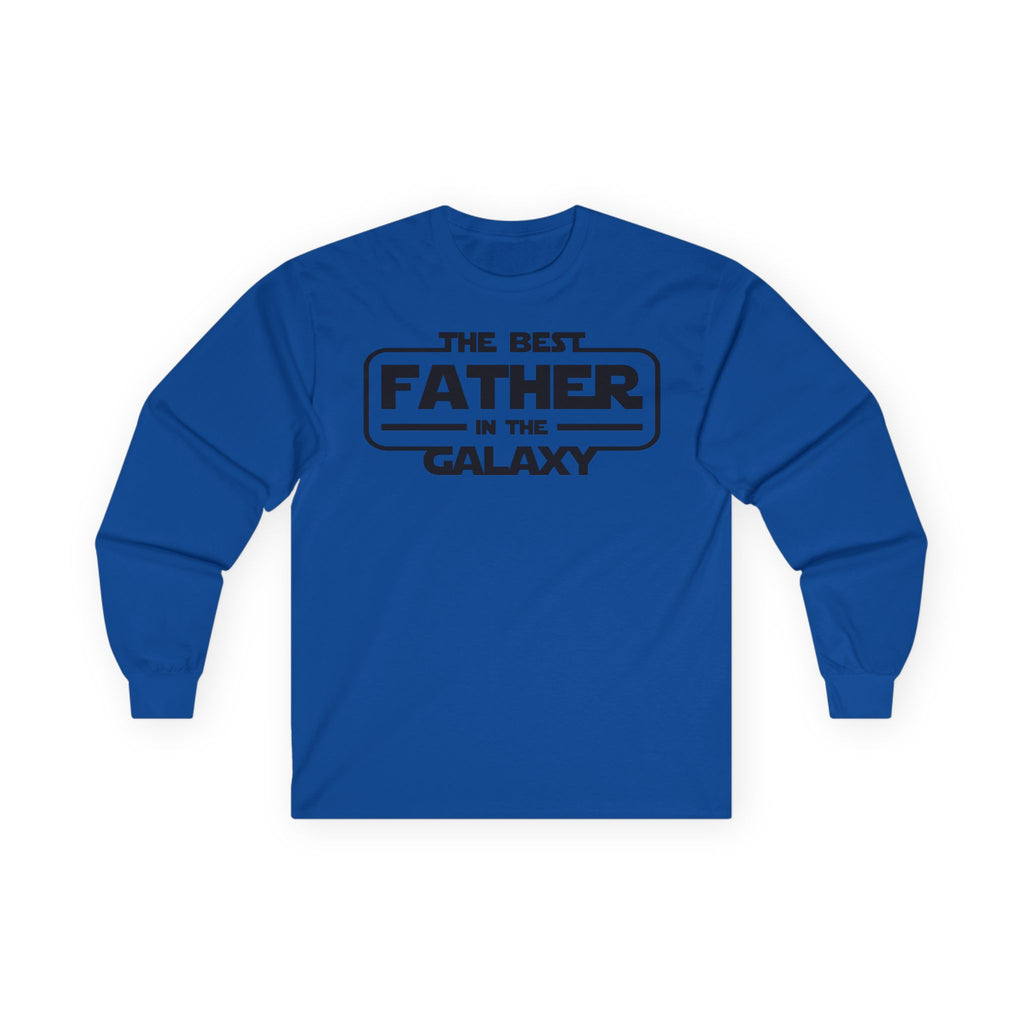 The Best Father In The Galaxy Cotton Long Sleeve Tee