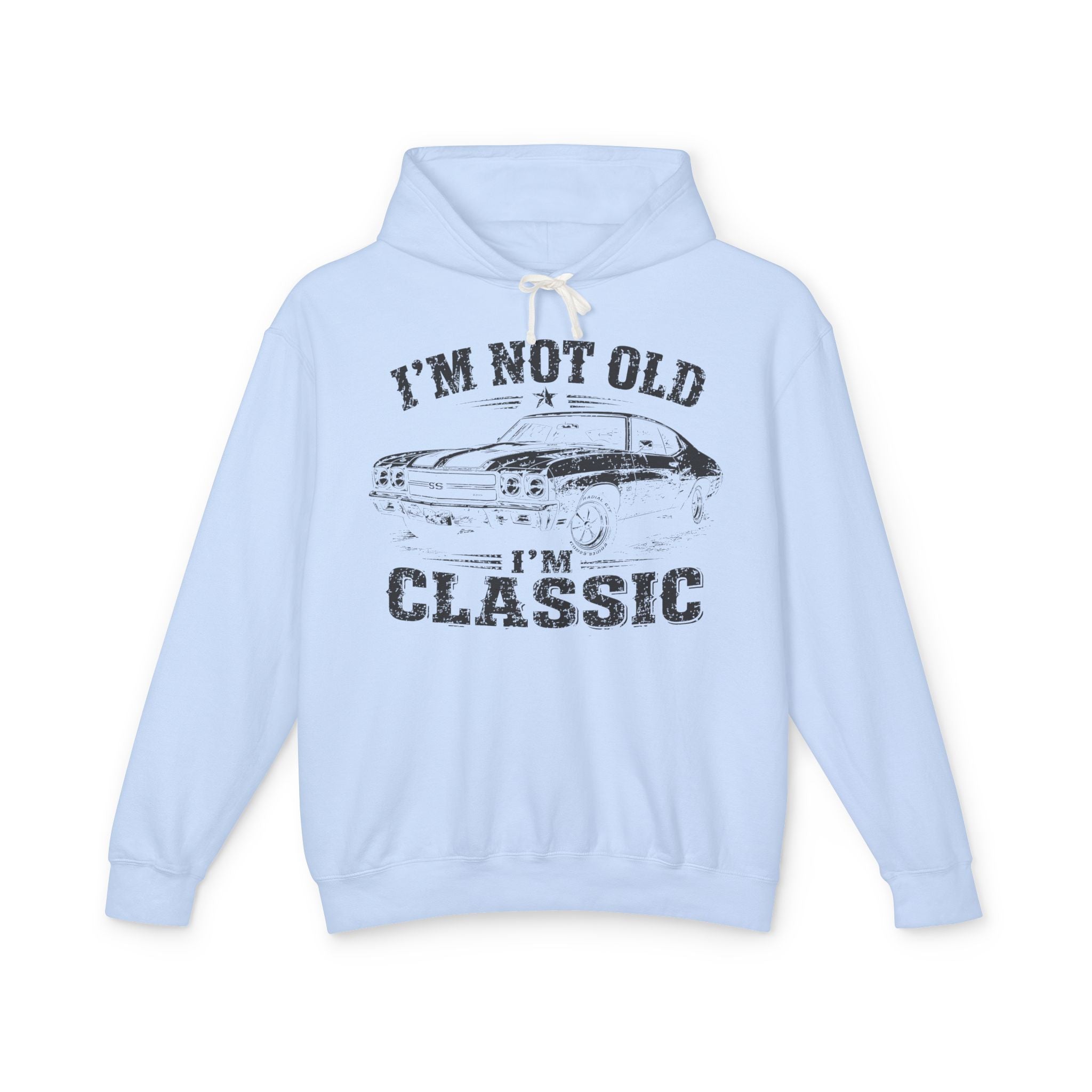 Not Old, Classic Lightweight Hooded Sweatshirt