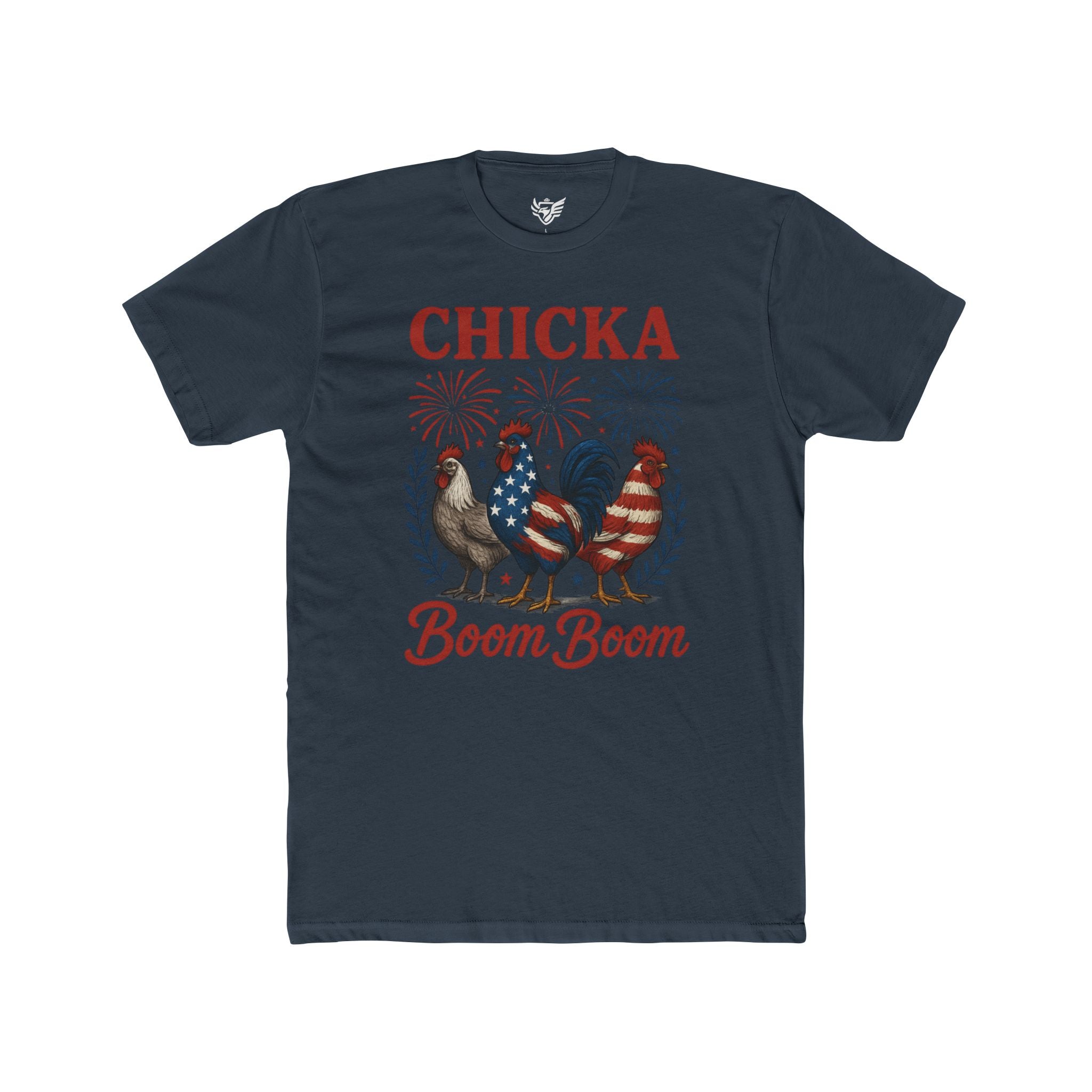 Chicka Boom Boom Cotton Crew Tee