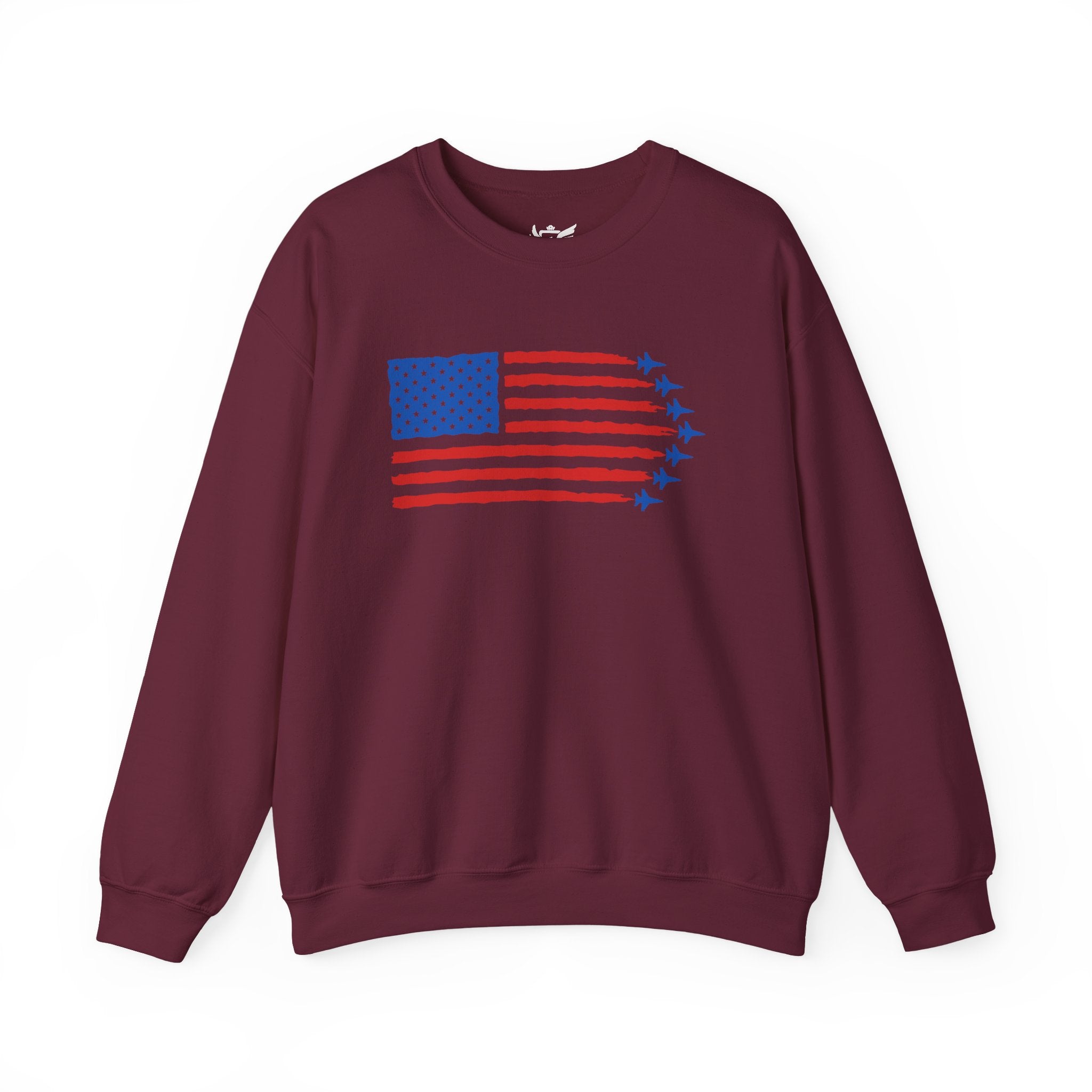 USA Jet Flag Heavy Blend™ Crewneck Sweatshirt