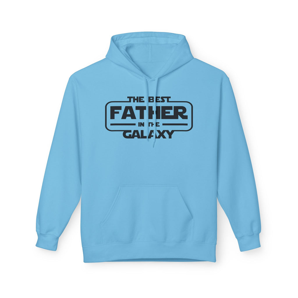 The Best Father in the Galaxy Midweight Softstyle Fleece Hoodie