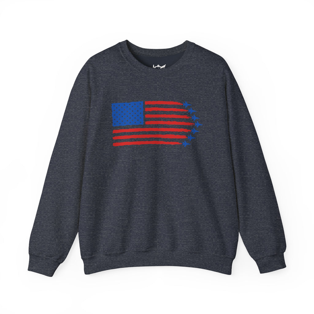 USA Jet Flag Heavy Blend™ Crewneck Sweatshirt