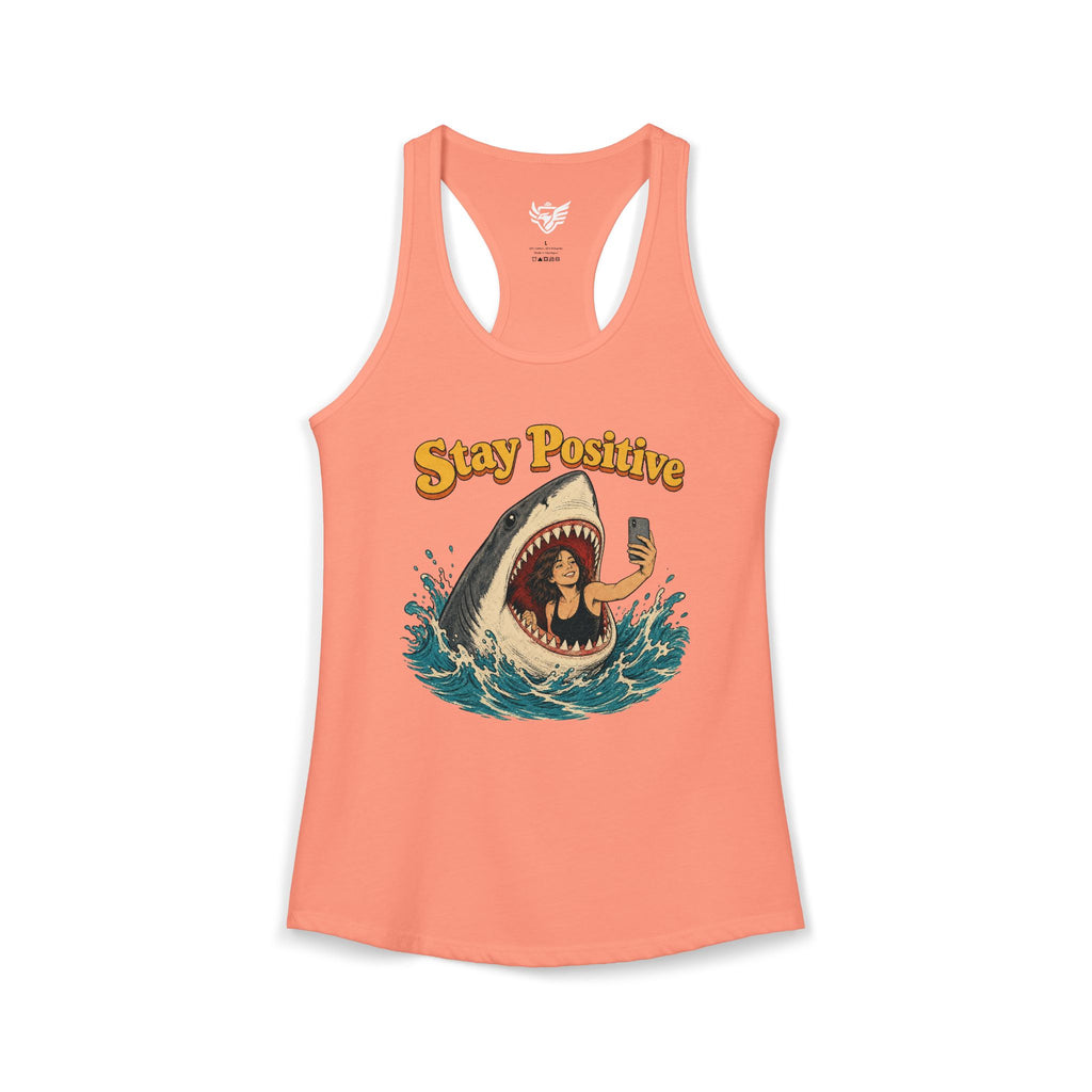 Stay Positive Ideal Racerback Tank