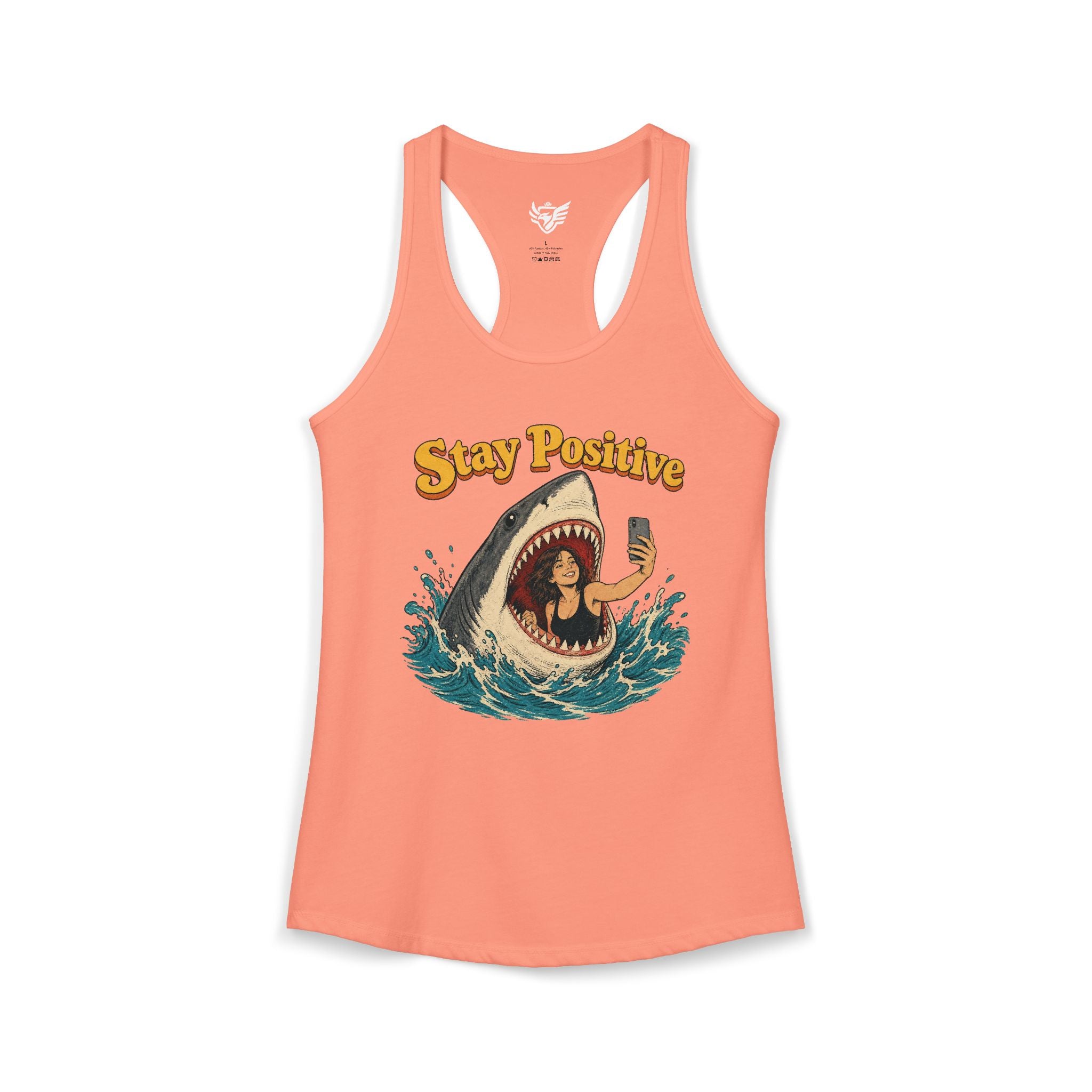 Stay Positive Ideal Racerback Tank