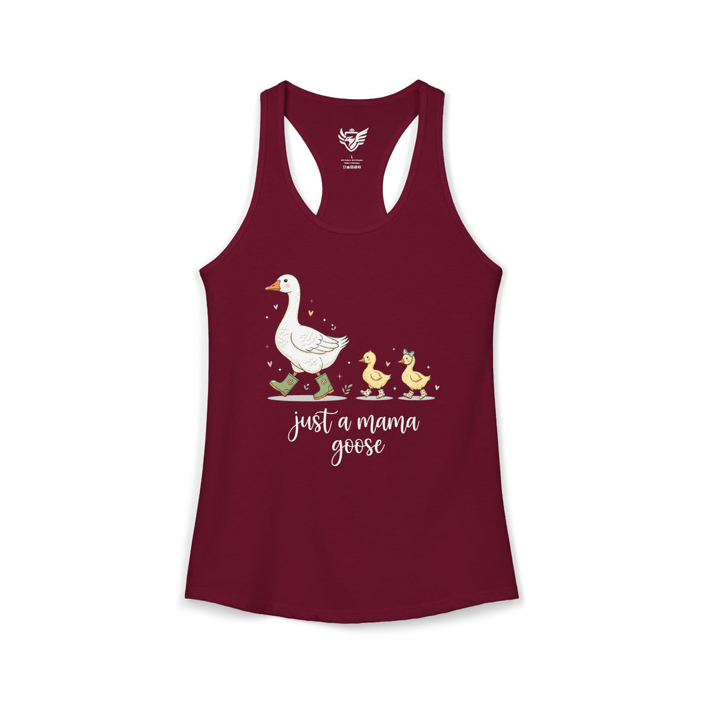Just A Momma Goose Ideal Racerback Tank