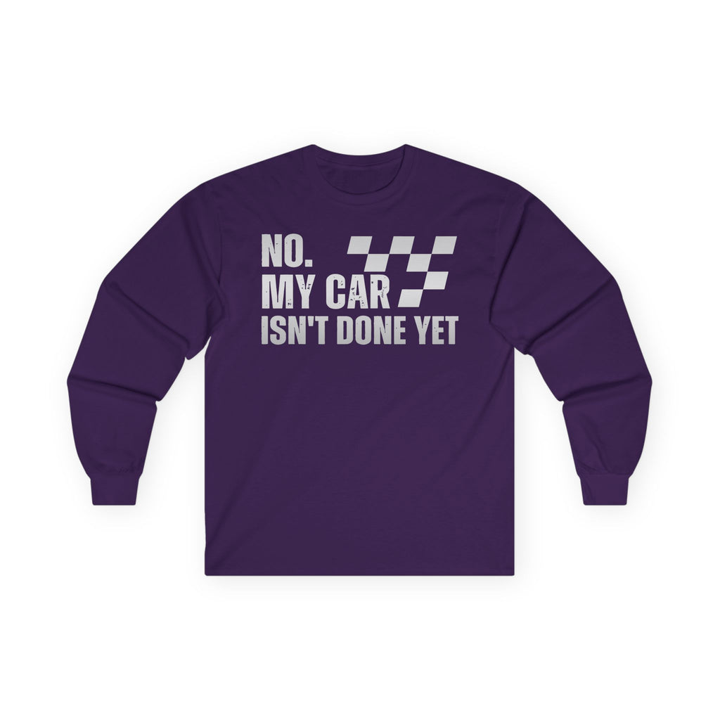 Unfinished Cotton Long Sleeve Tee