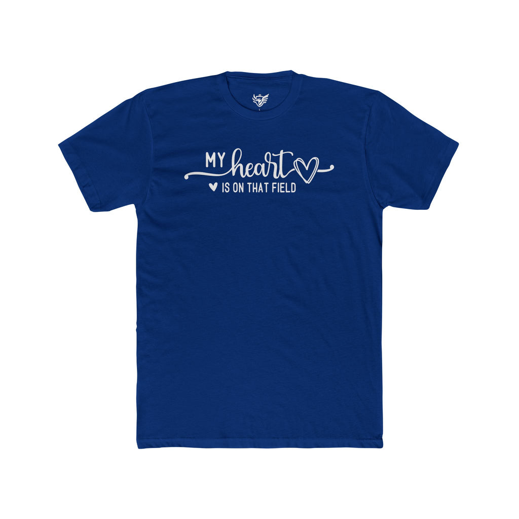 My Heart is on that Field Cotton Crew Tee