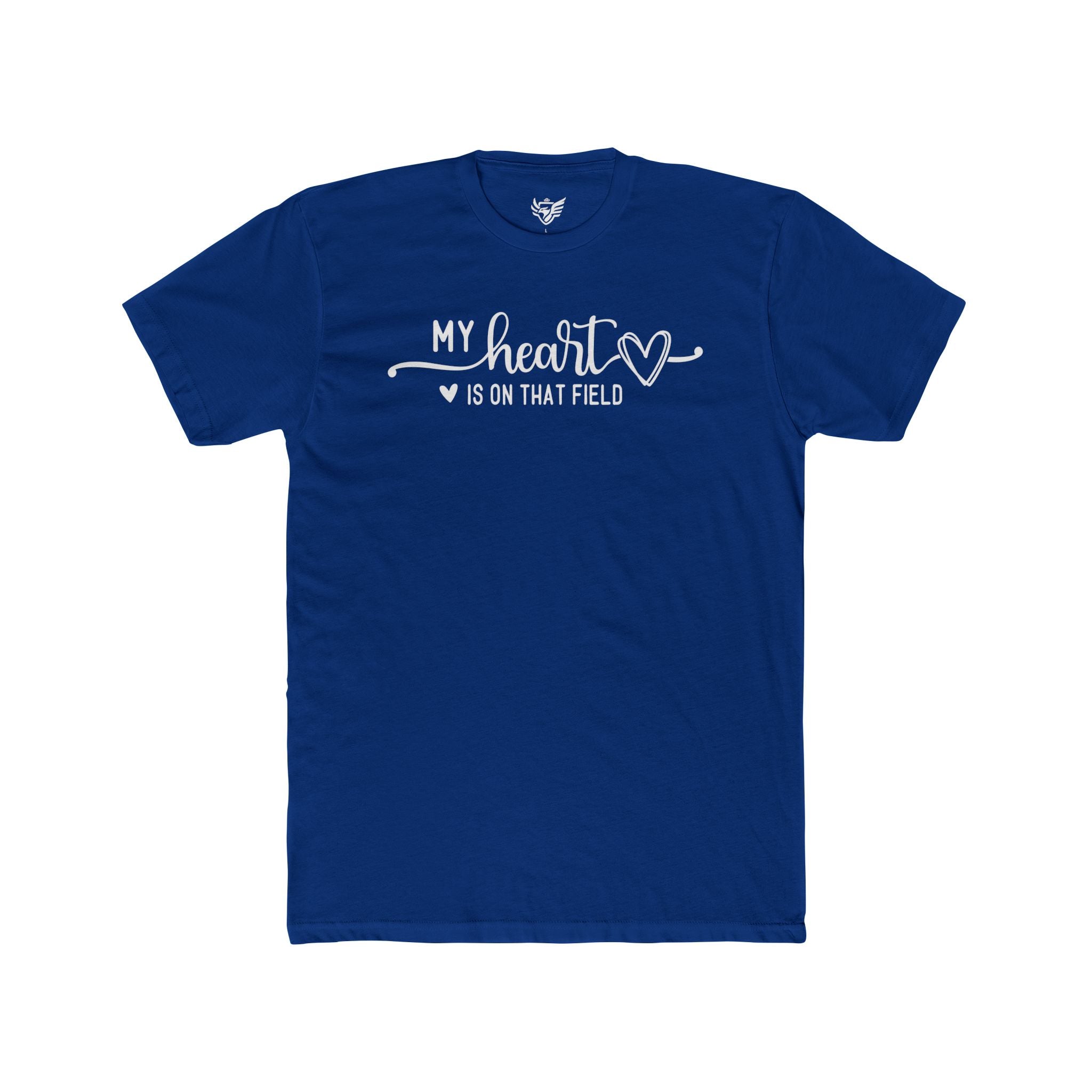My Heart is on that Field Cotton Crew Tee