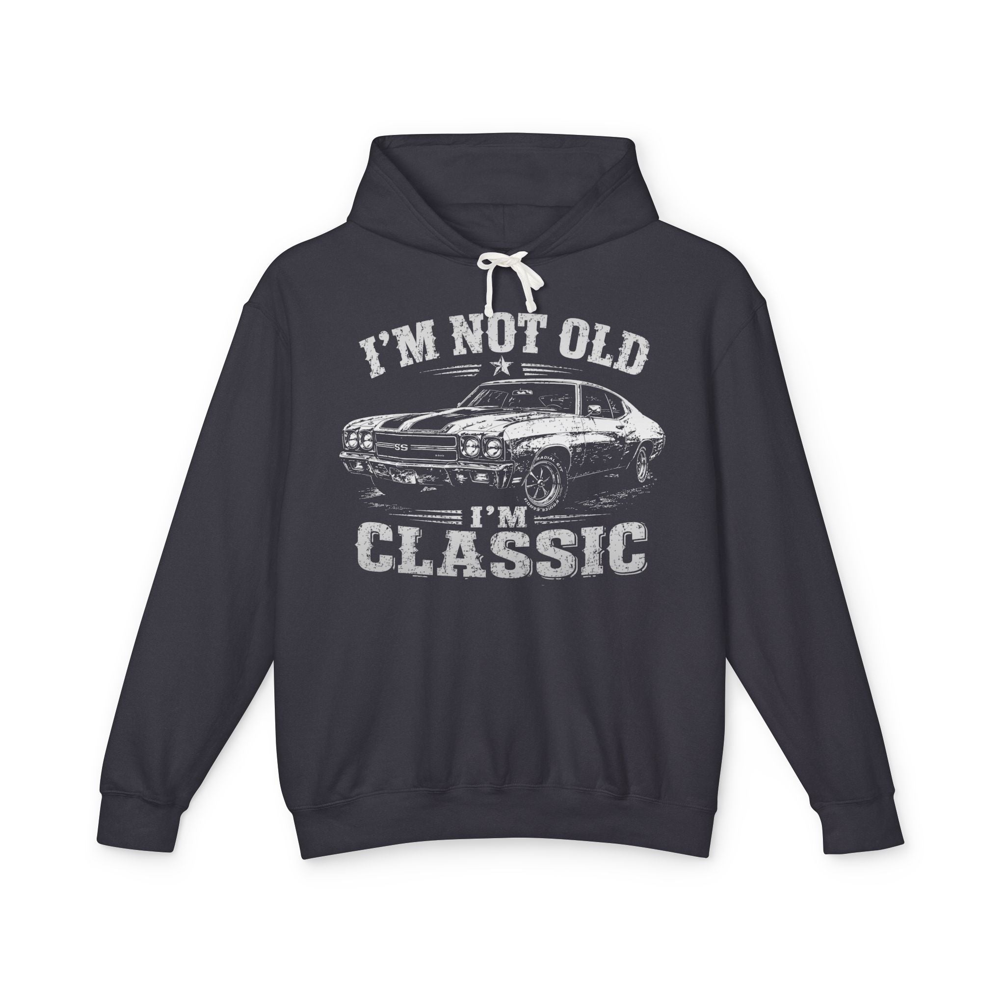 Not Old, Classic Lightweight Hooded Sweatshirt