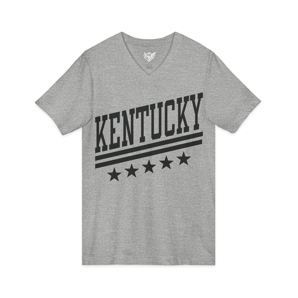 KY 5 Star Jersey Short Sleeve V-Neck Tee