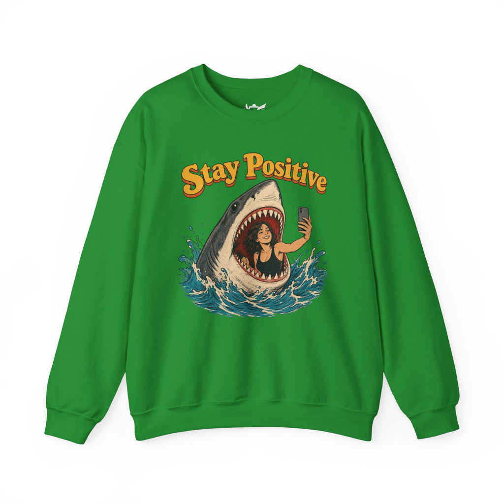 Stay Positive Heavy Blend™ Crewneck Sweatshirt