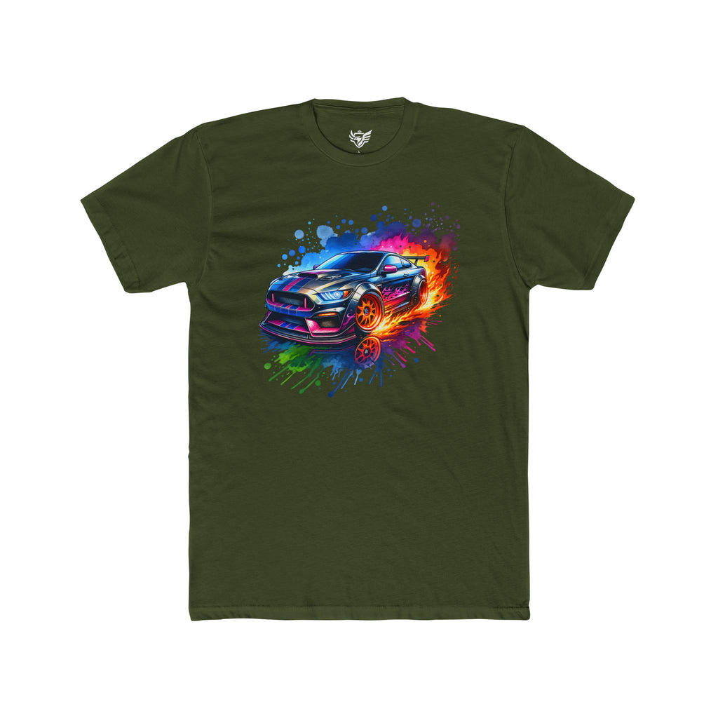 Colorblast Vroom Cotton Crew Tee