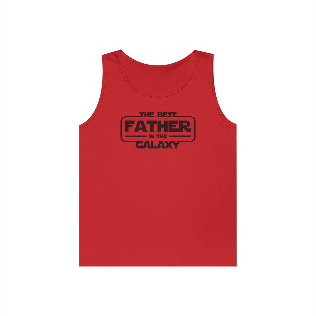 The Best Father In The Galaxy Heavy Cotton Tank Top