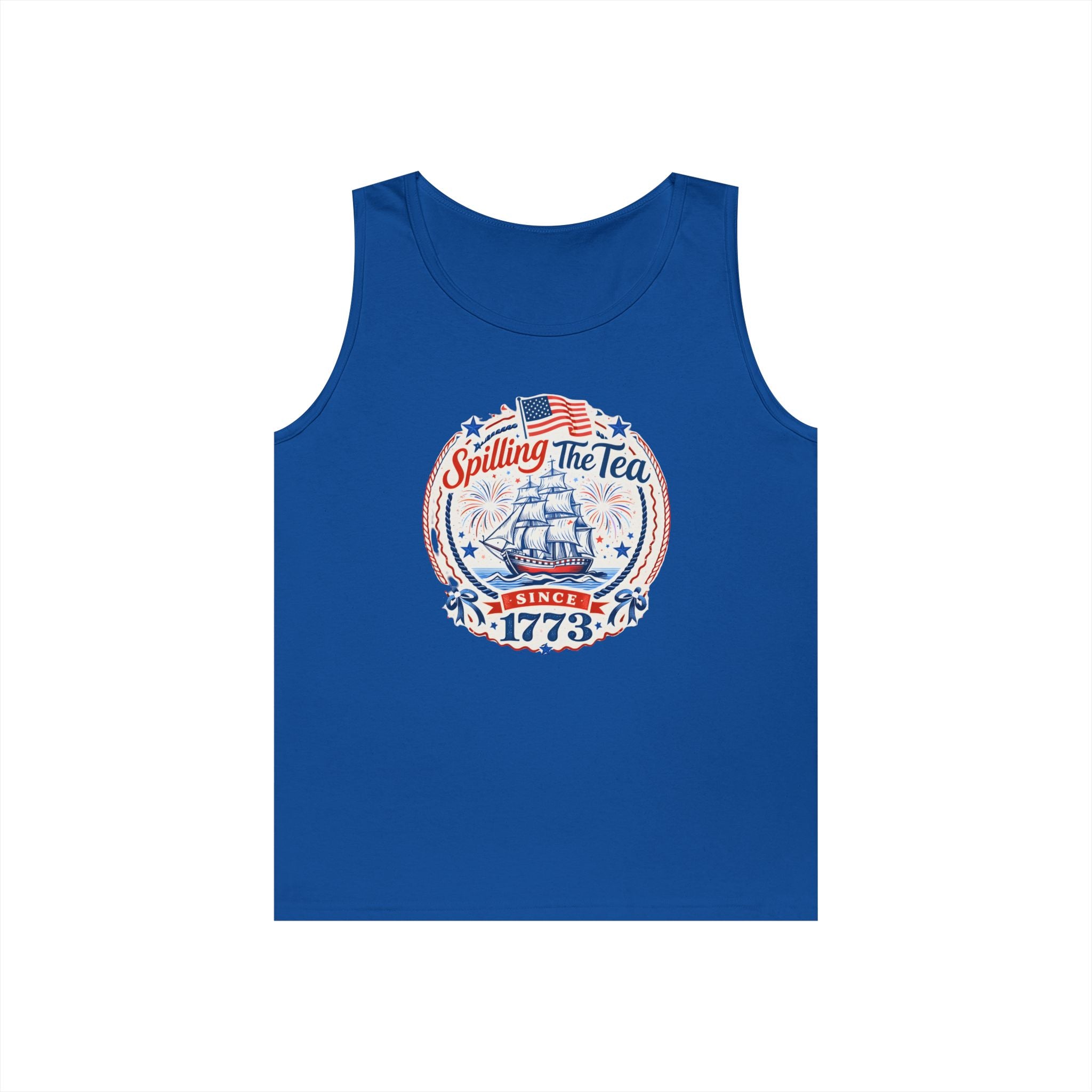 Spilling The Tea Heavy Cotton Tank Top