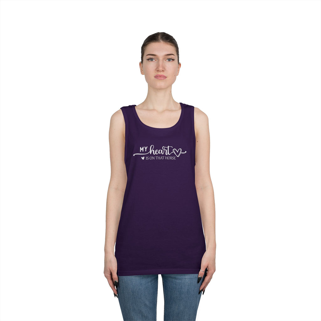 Heart on Horse Heavy Cotton Tank Top