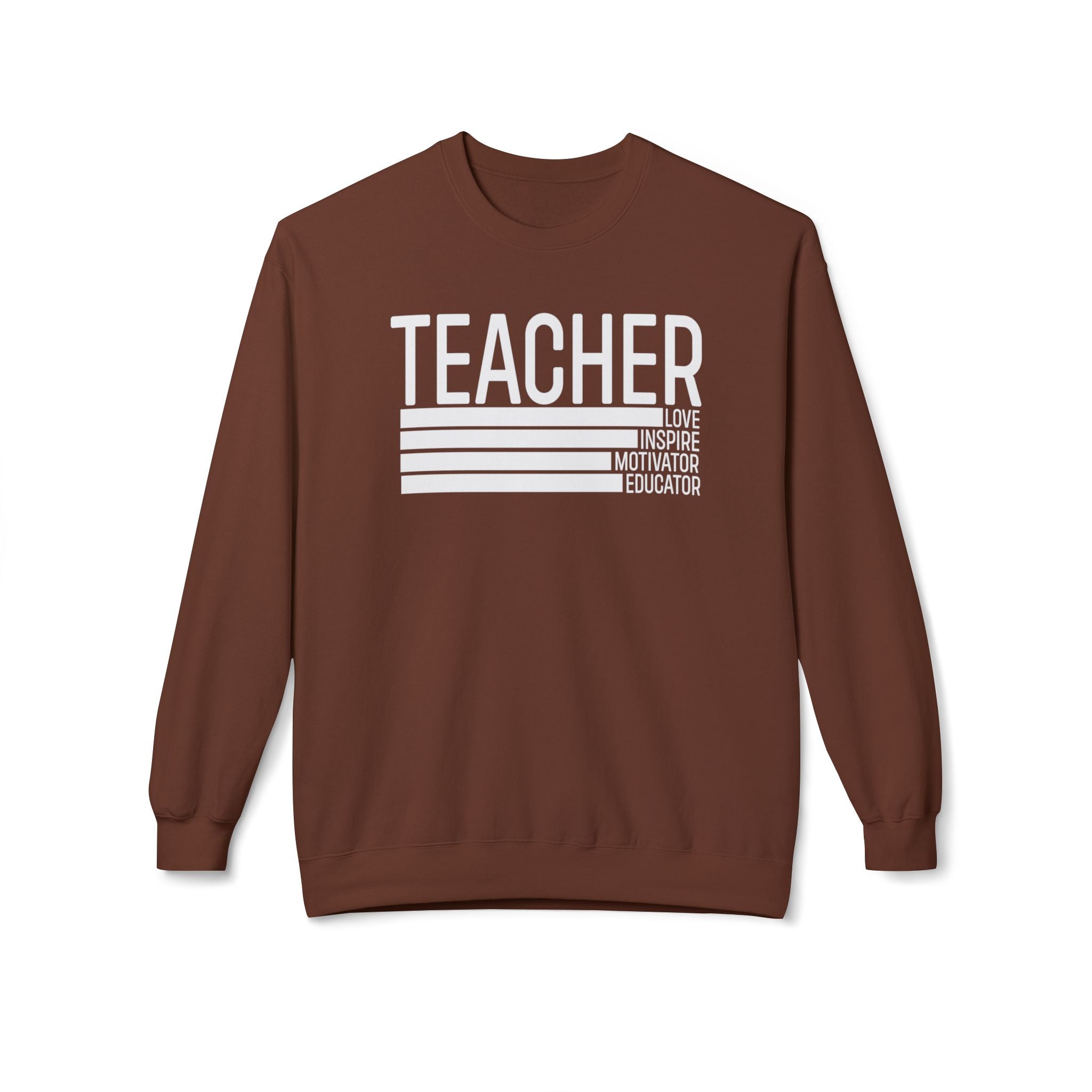 Teacher Midweight Softstyle Fleece Crewneck Sweatshirt
