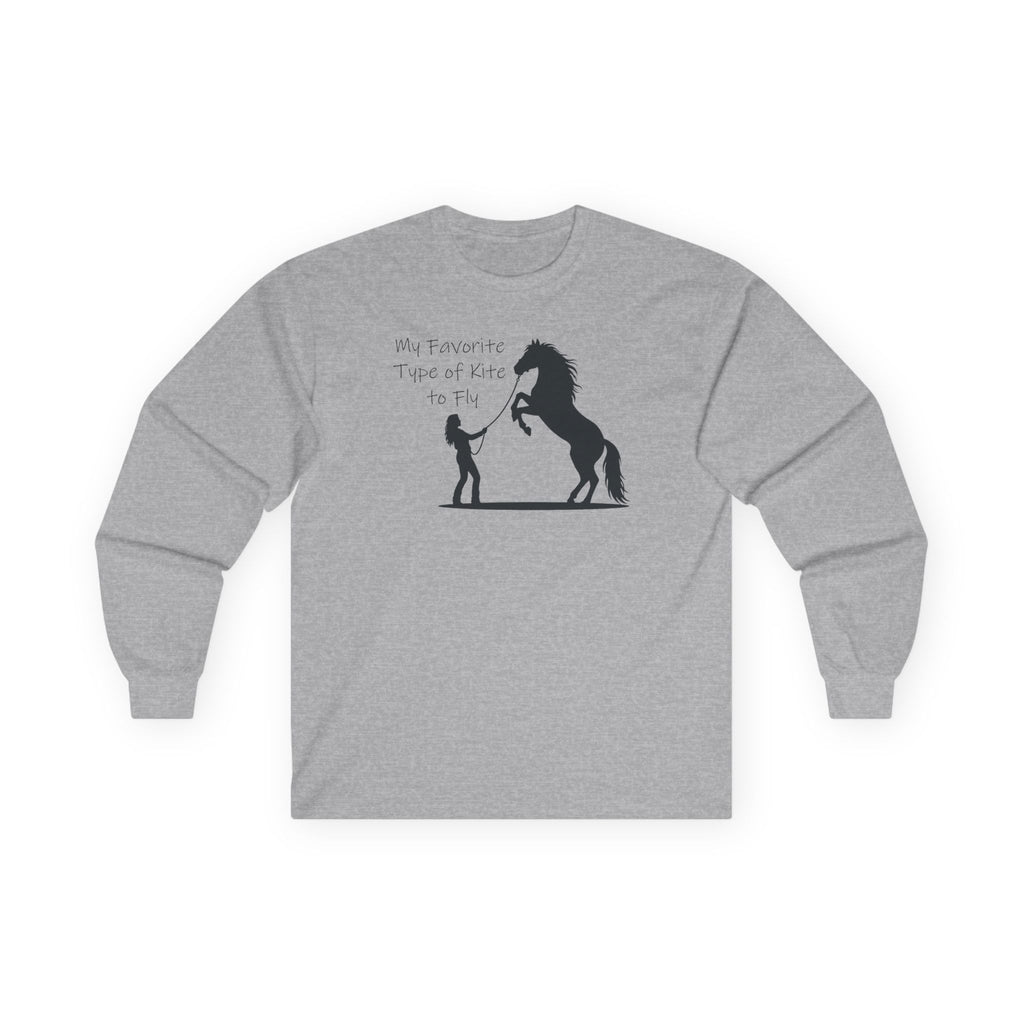 My Favorite Type of Kite Cotton Long Sleeve Tee