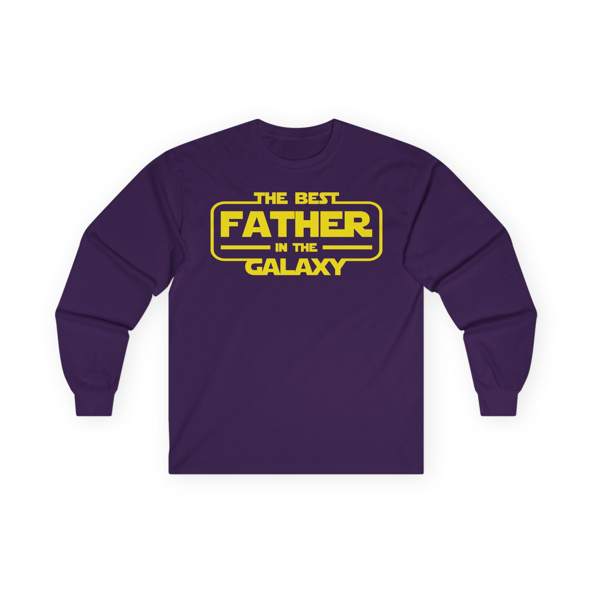 The Best Father In The Galaxy Cotton Long Sleeve Tee