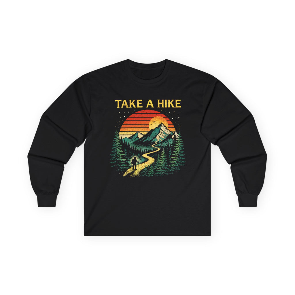 Take A Hike Cotton Long Sleeve Tee