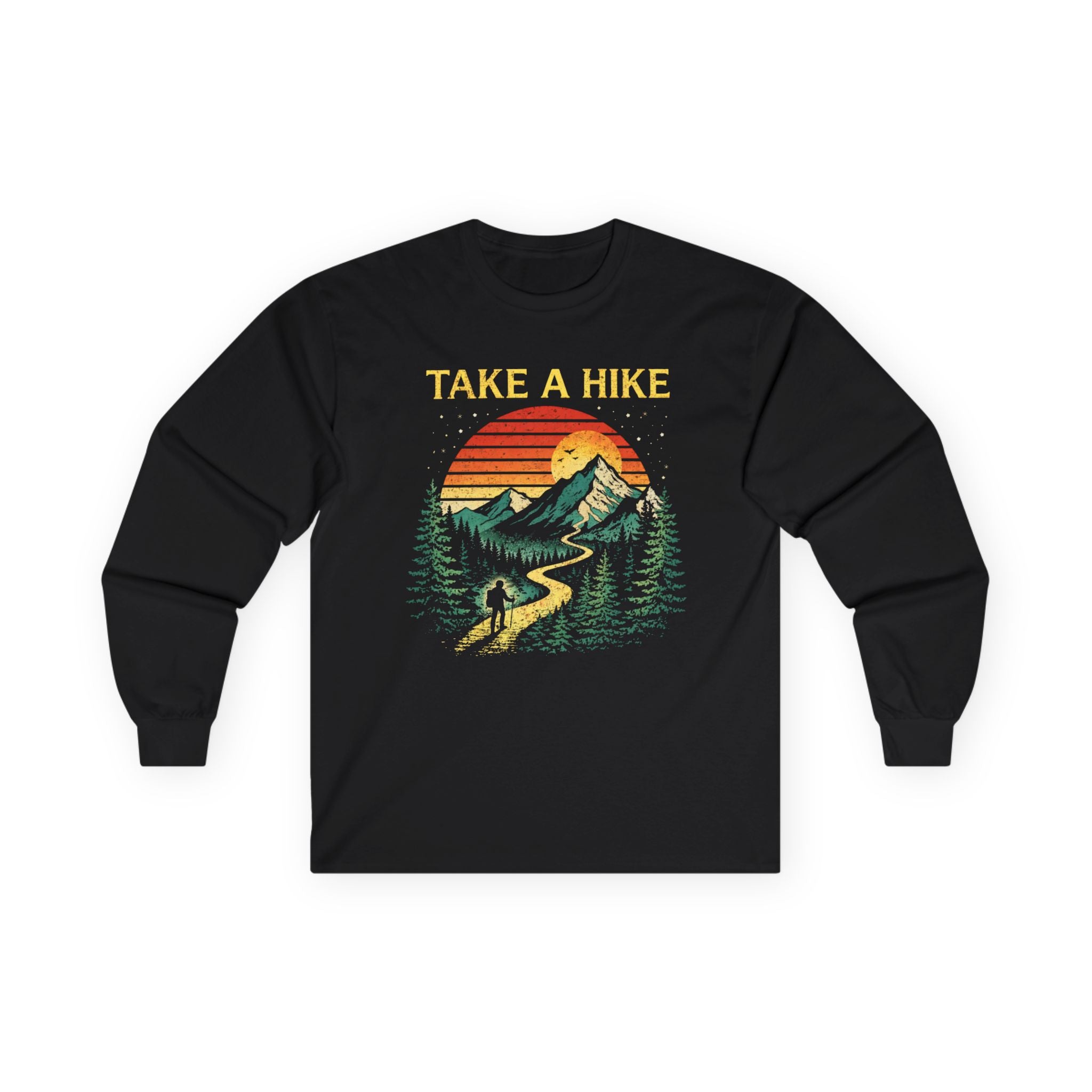 Take A Hike Cotton Long Sleeve Tee