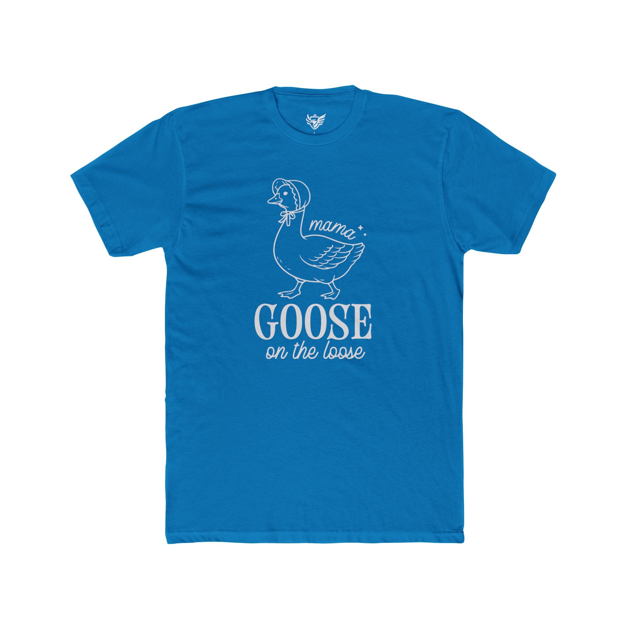 Mama Goose On The Loose Cotton Crew Tee