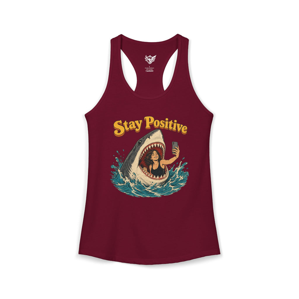Stay Positive Ideal Racerback Tank