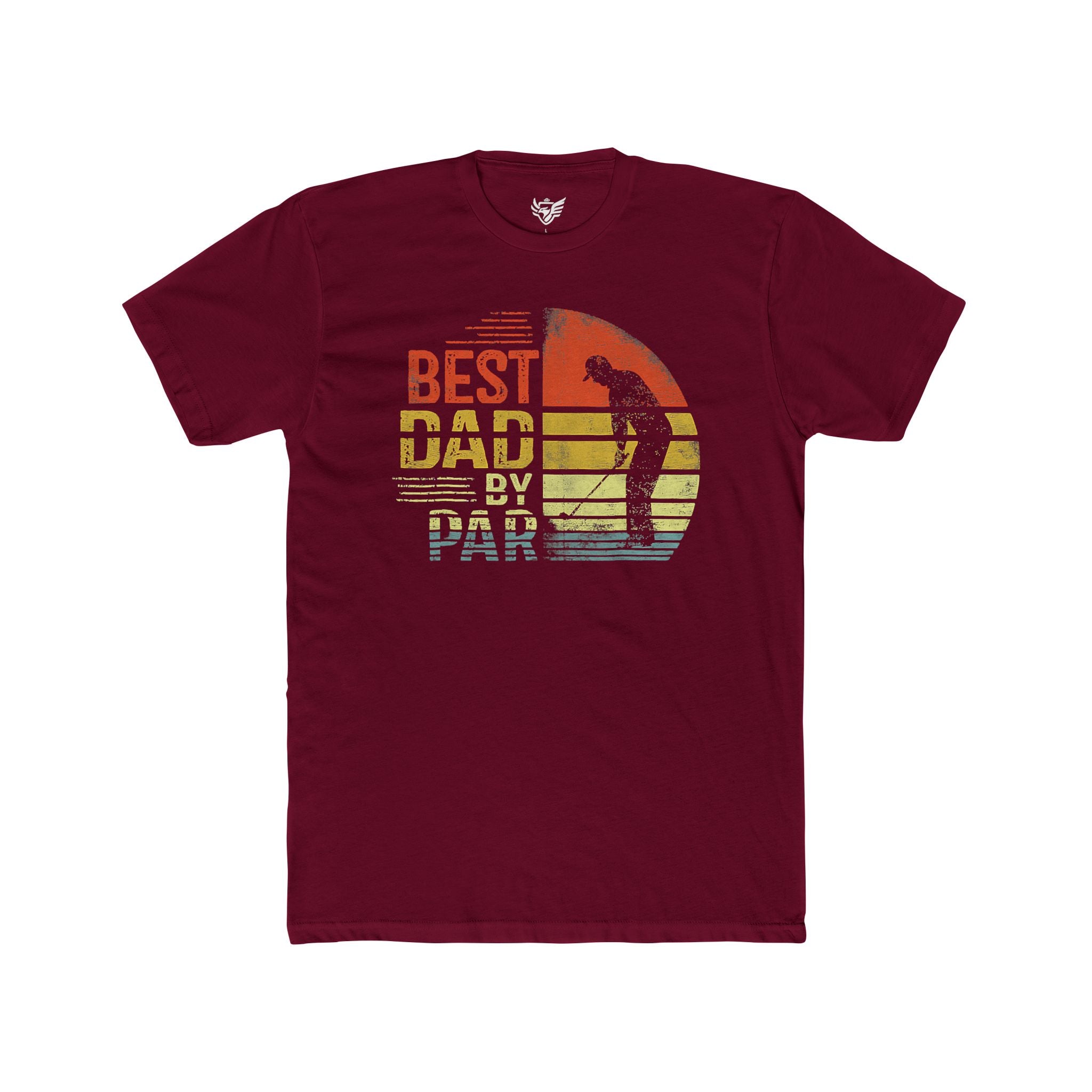 Best Dad By Par Cotton Crew Tee