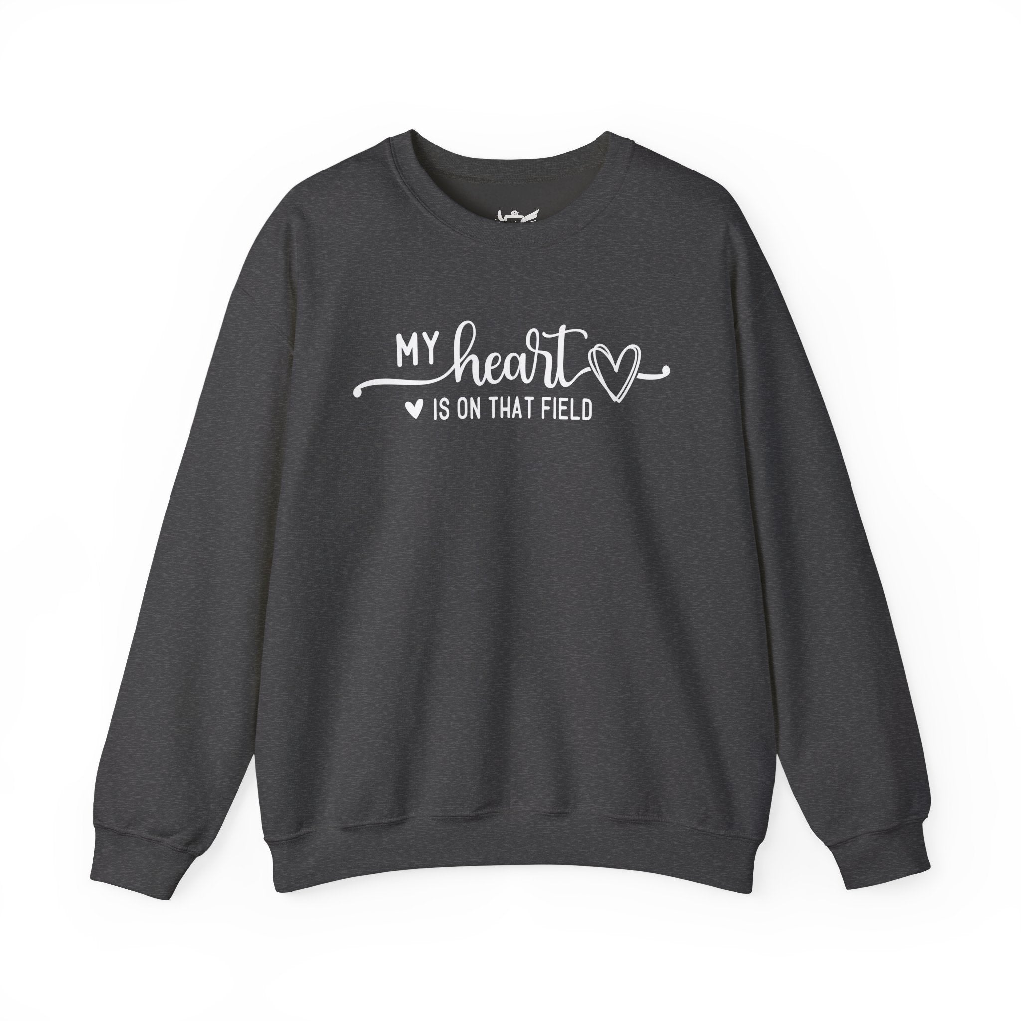 My Heart is on that Field Heavy Blend™ Crewneck Sweatshirt