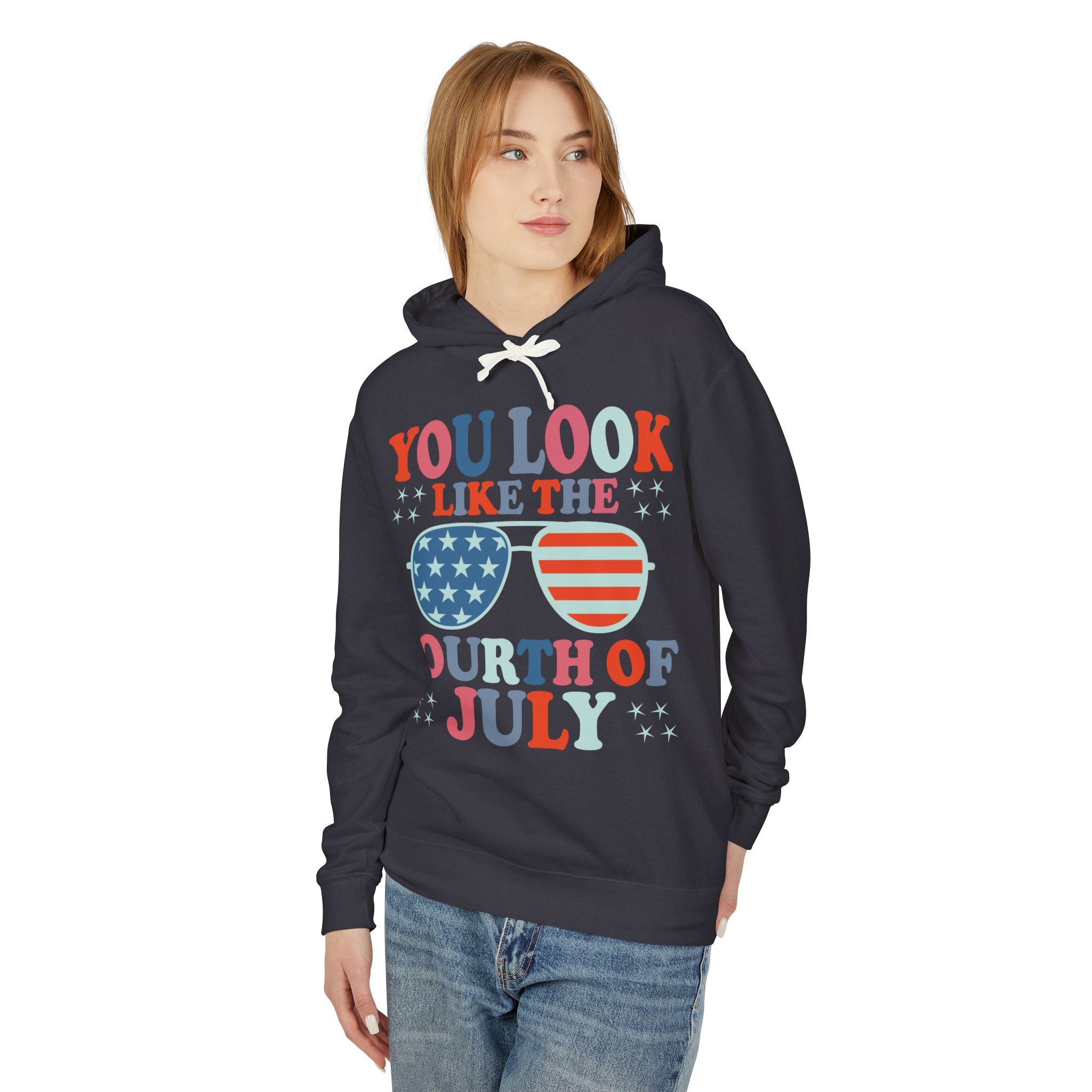 You Look Like Lightweight Hooded Sweatshirt