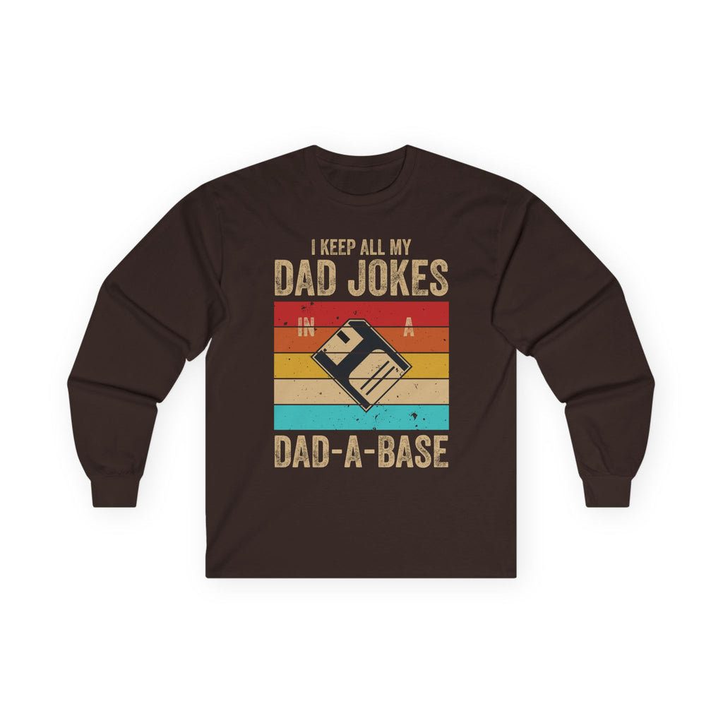 Dad-A-Base Cotton Long Sleeve Tee