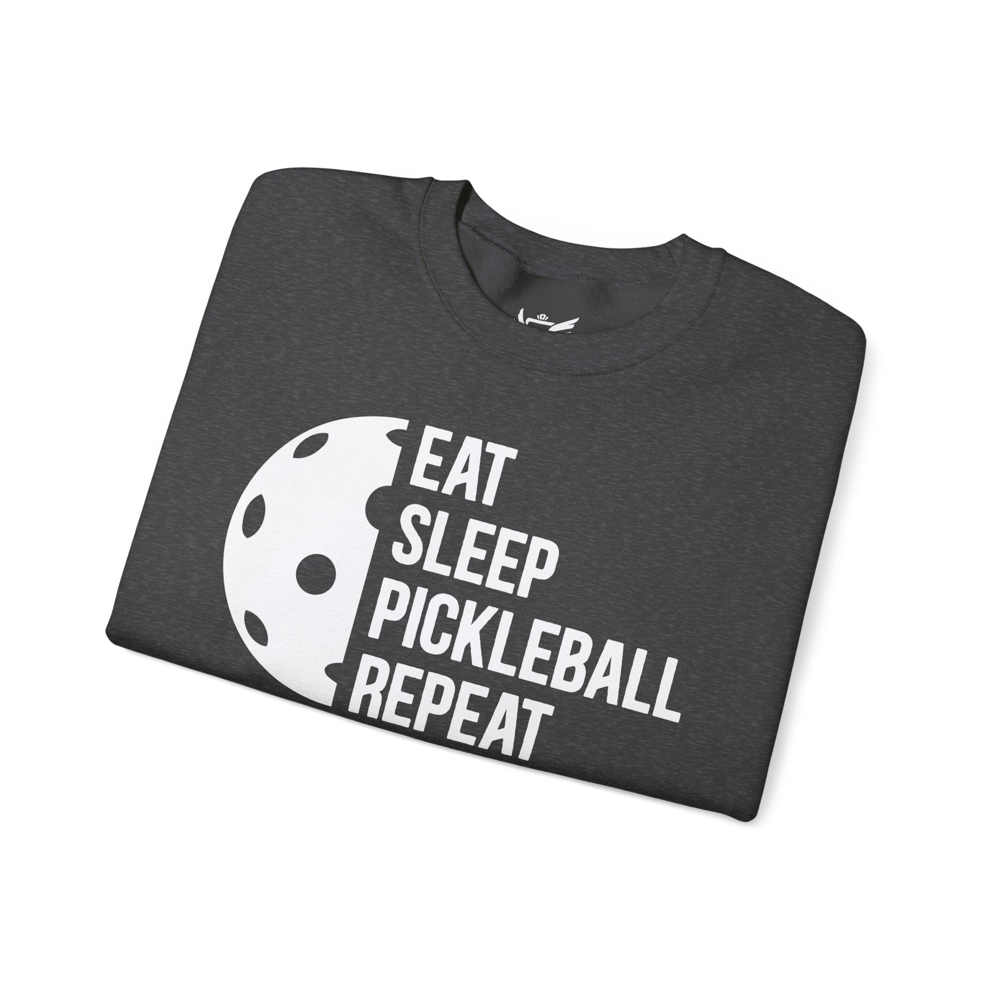 Eat Sleep Pickleball Repeat Heavy Blend™ Crewneck Sweatshirt