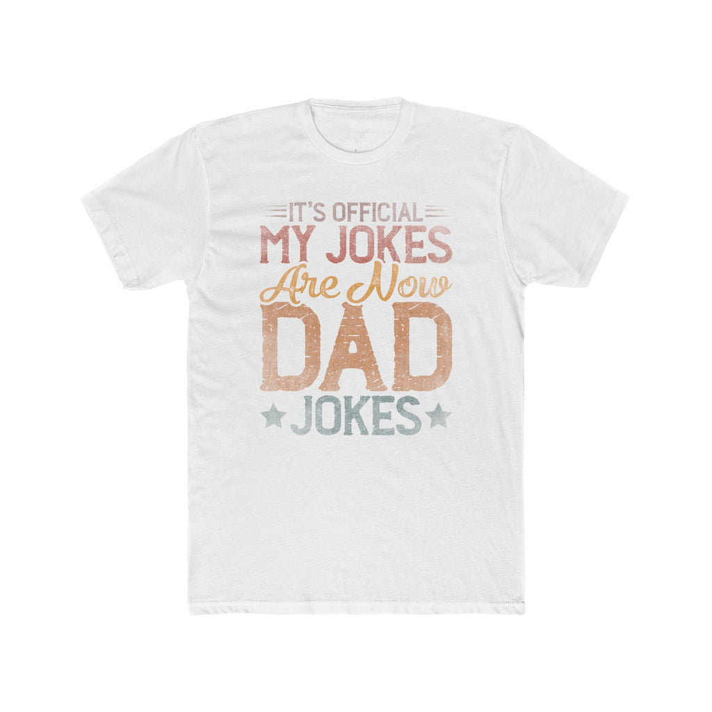 Dad Jokes Cotton Crew Tee