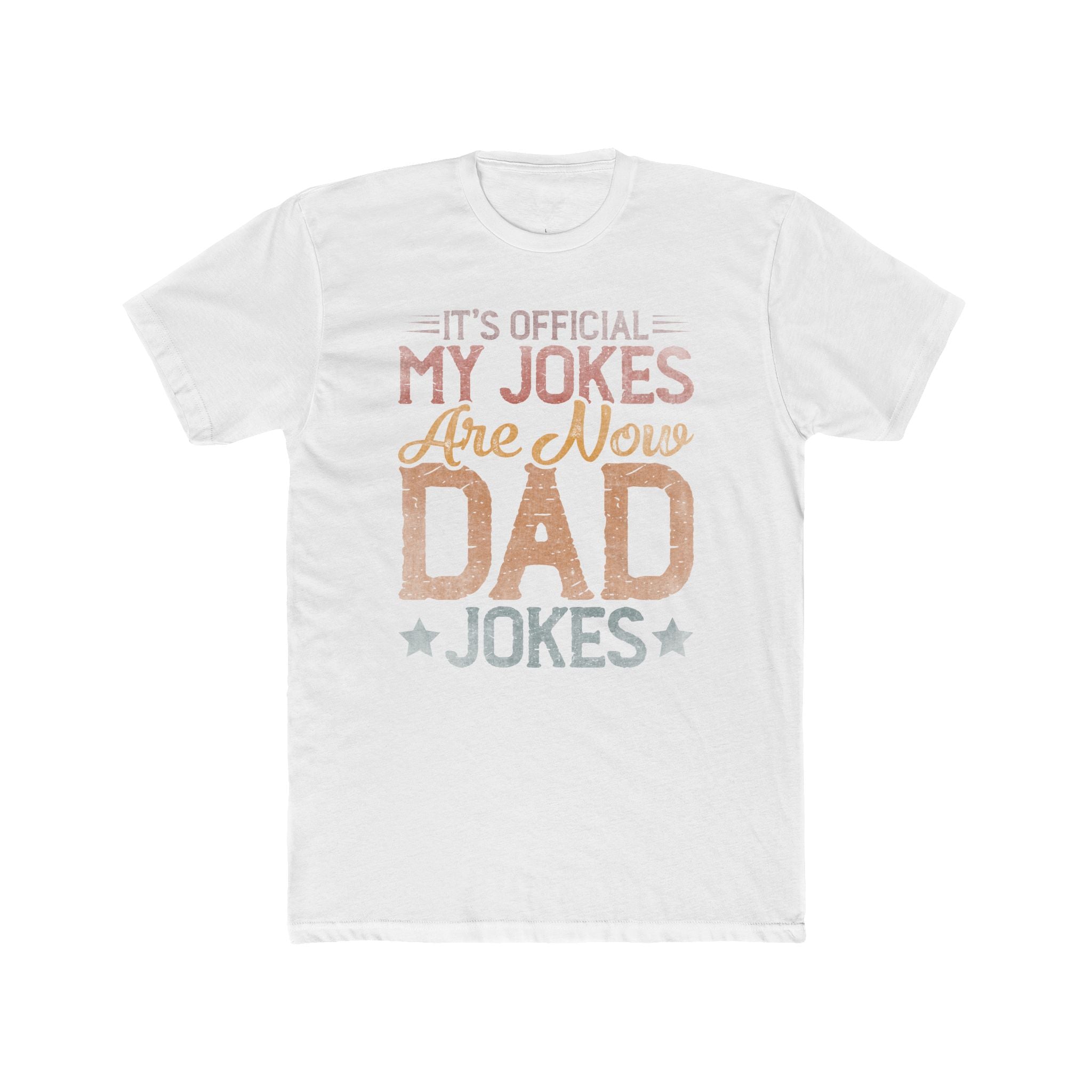 Dad Jokes Cotton Crew Tee