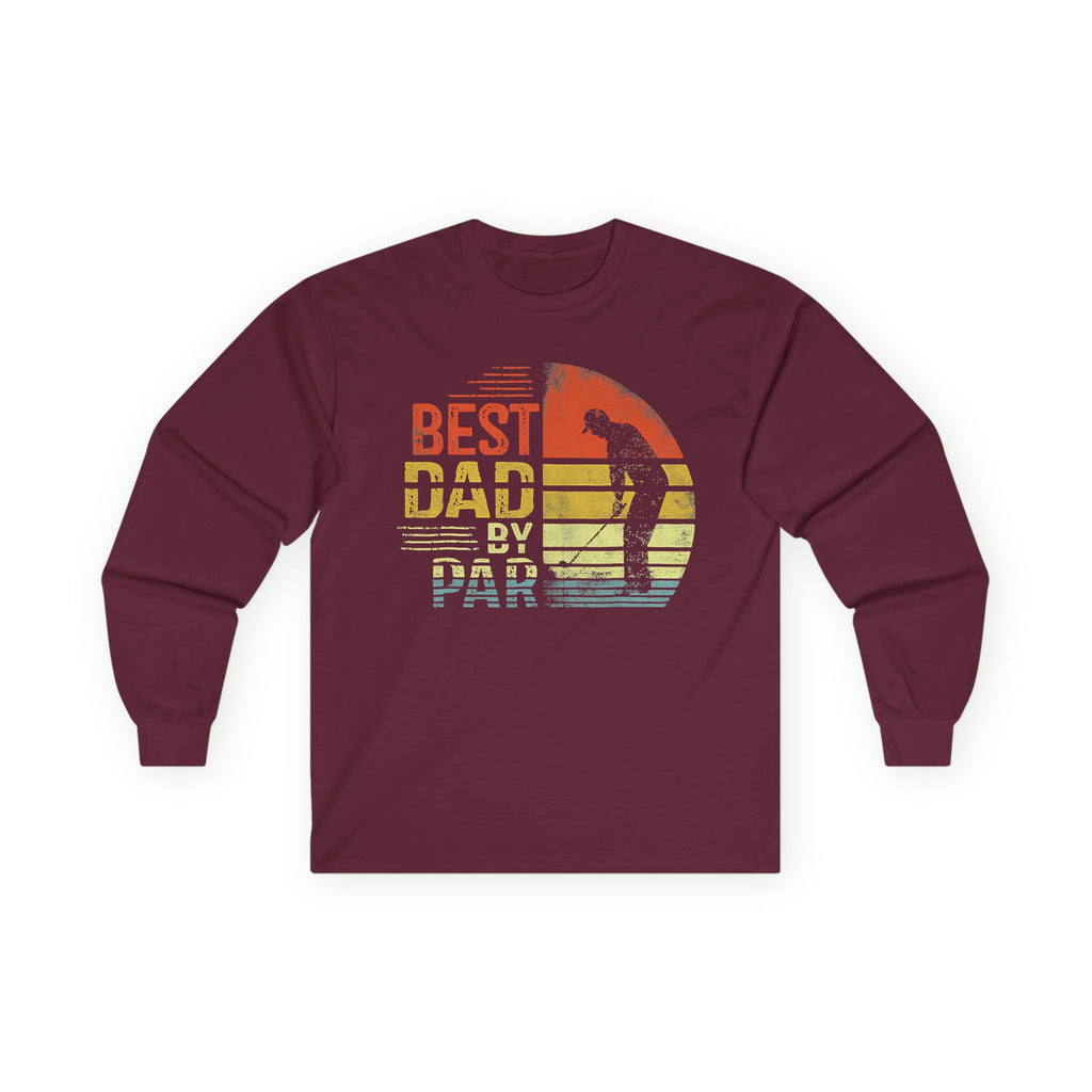 Best Dad By Par Cotton Long Sleeve Tee