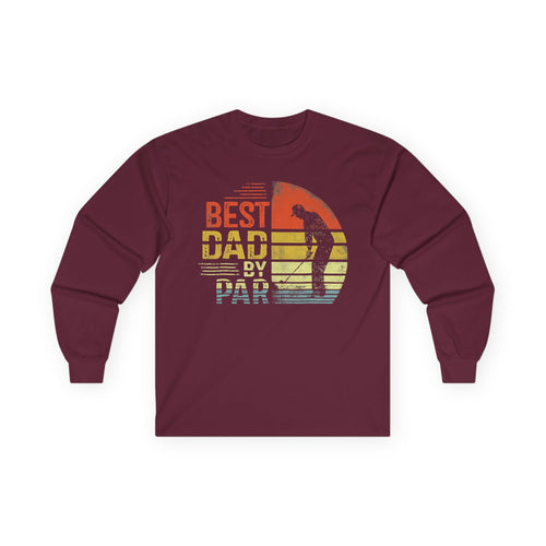 Best Dad By Par Cotton Long Sleeve Tee