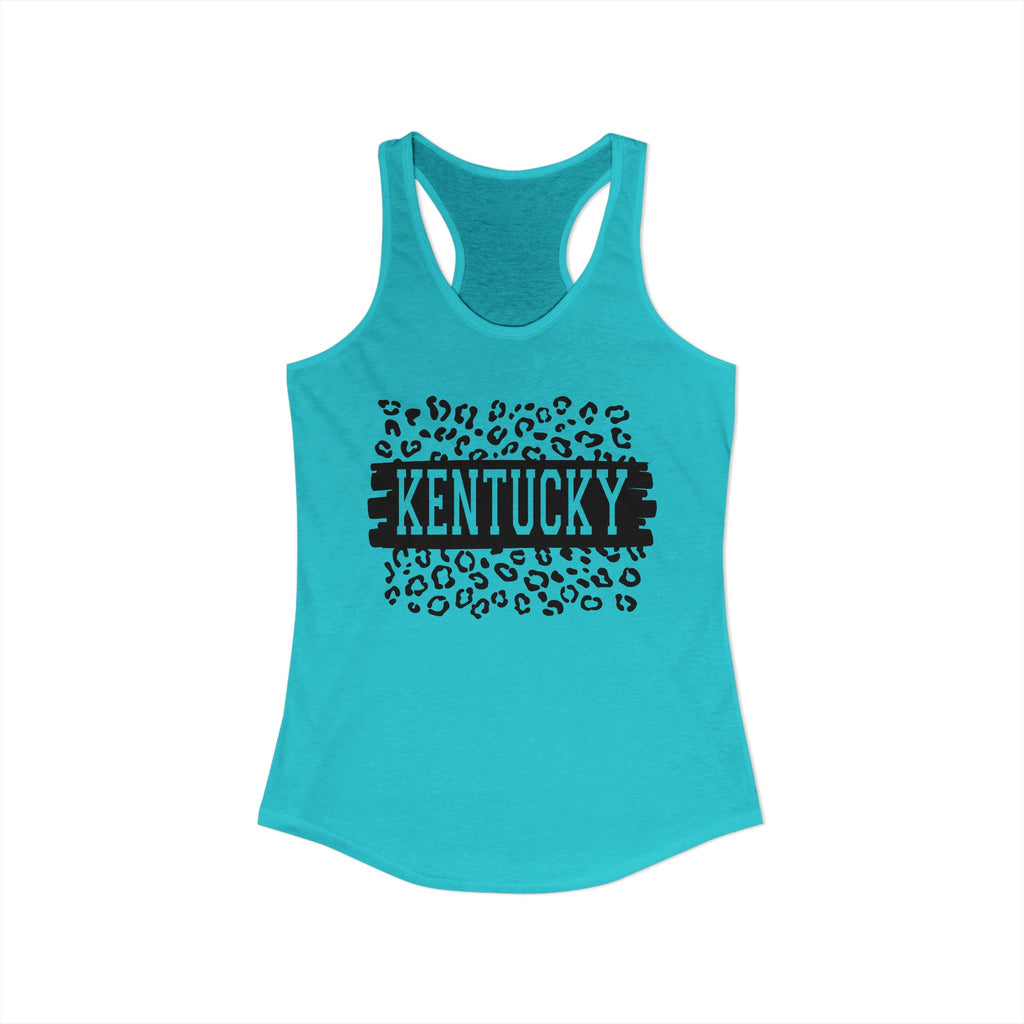 Women's KY Leopard Ideal Racerback Tank