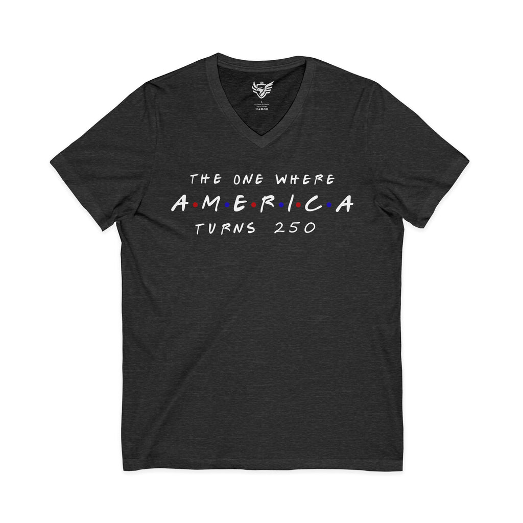 The One Where Jersey Short Sleeve V-Neck Tee