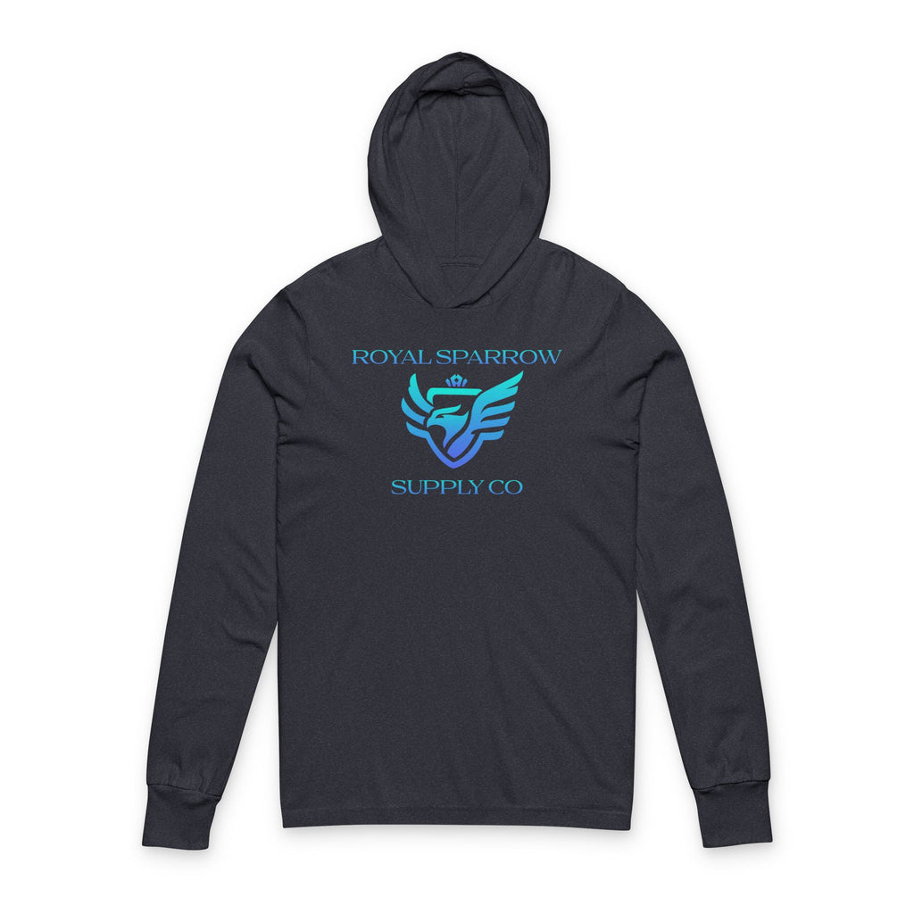 Royal Sparrow Hooded Long Sleeve Tee