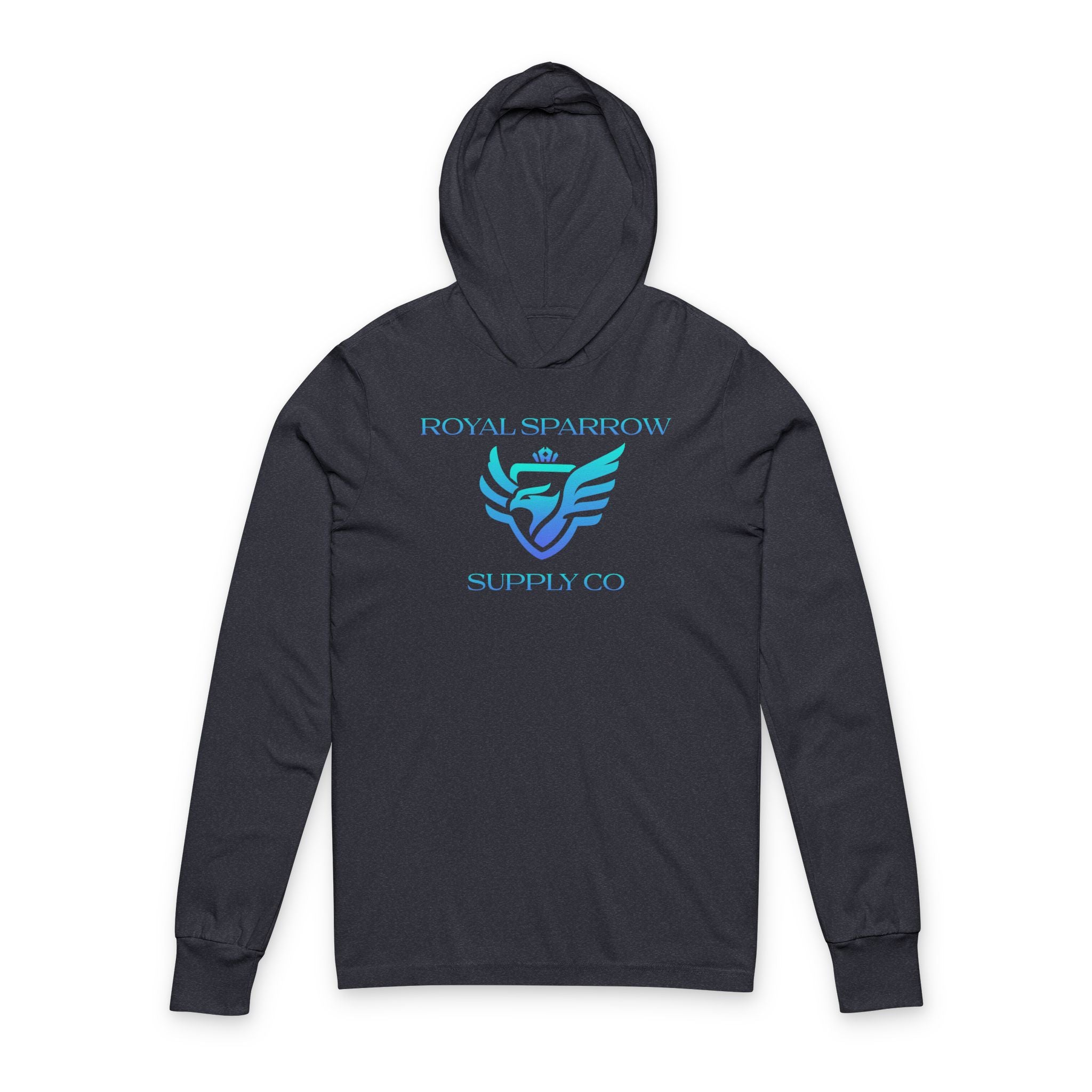 Royal Sparrow Hooded Long Sleeve Tee
