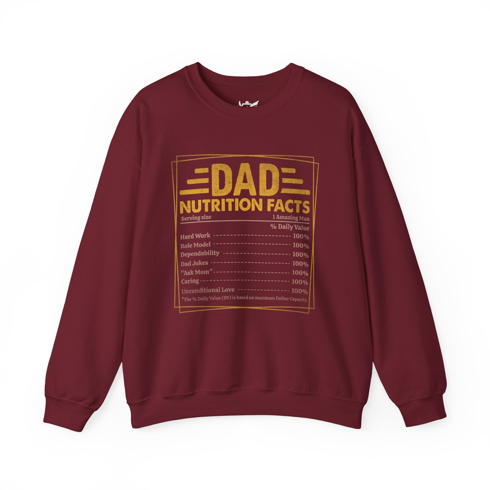 Dad Nutrition Facts Heavy Blend™ Crewneck Sweatshirt
