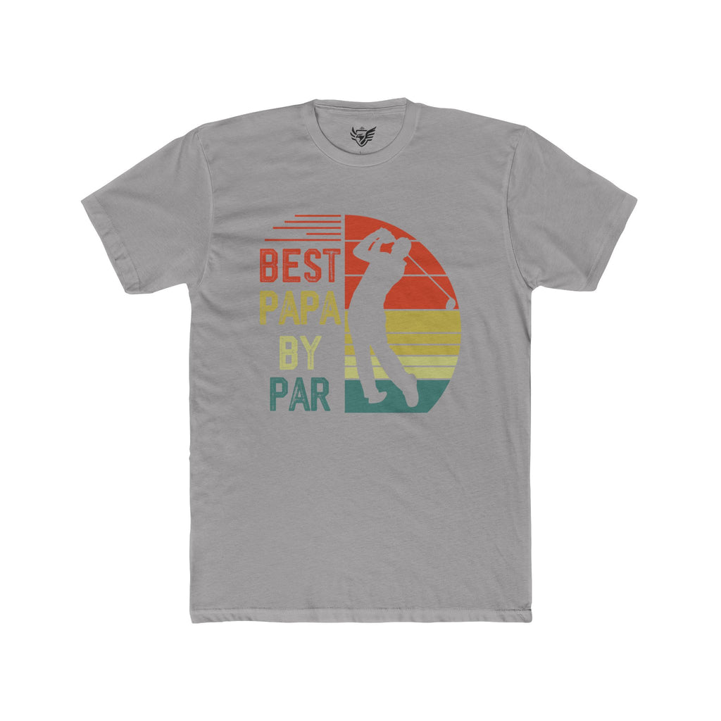 Best Papa By Par Cotton Crew Tee