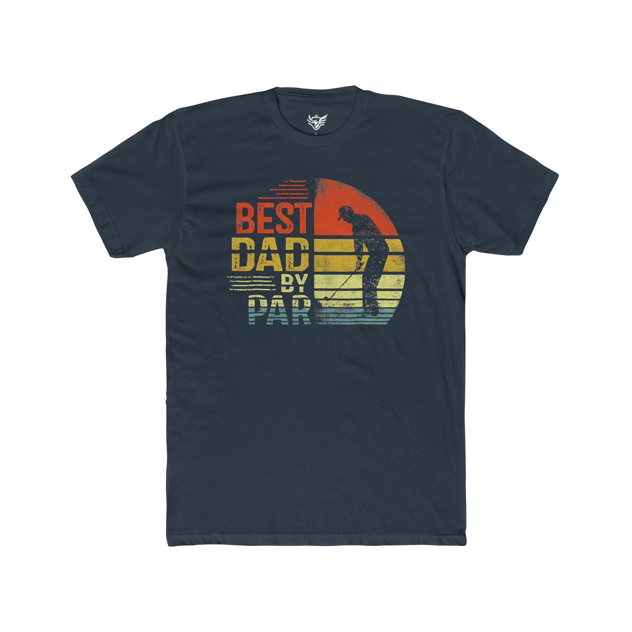 Best Dad By Par Cotton Crew Tee
