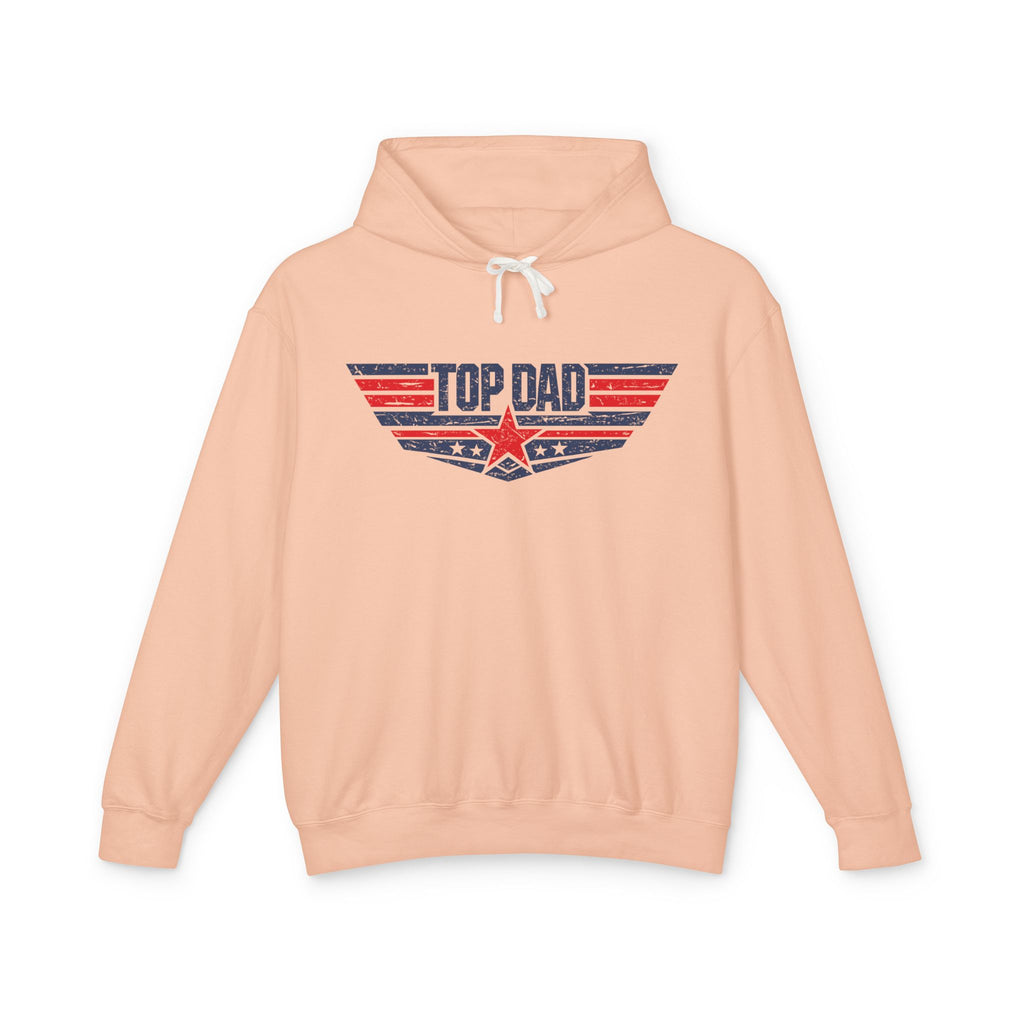 Top Dad Lightweight Hooded Sweatshirt