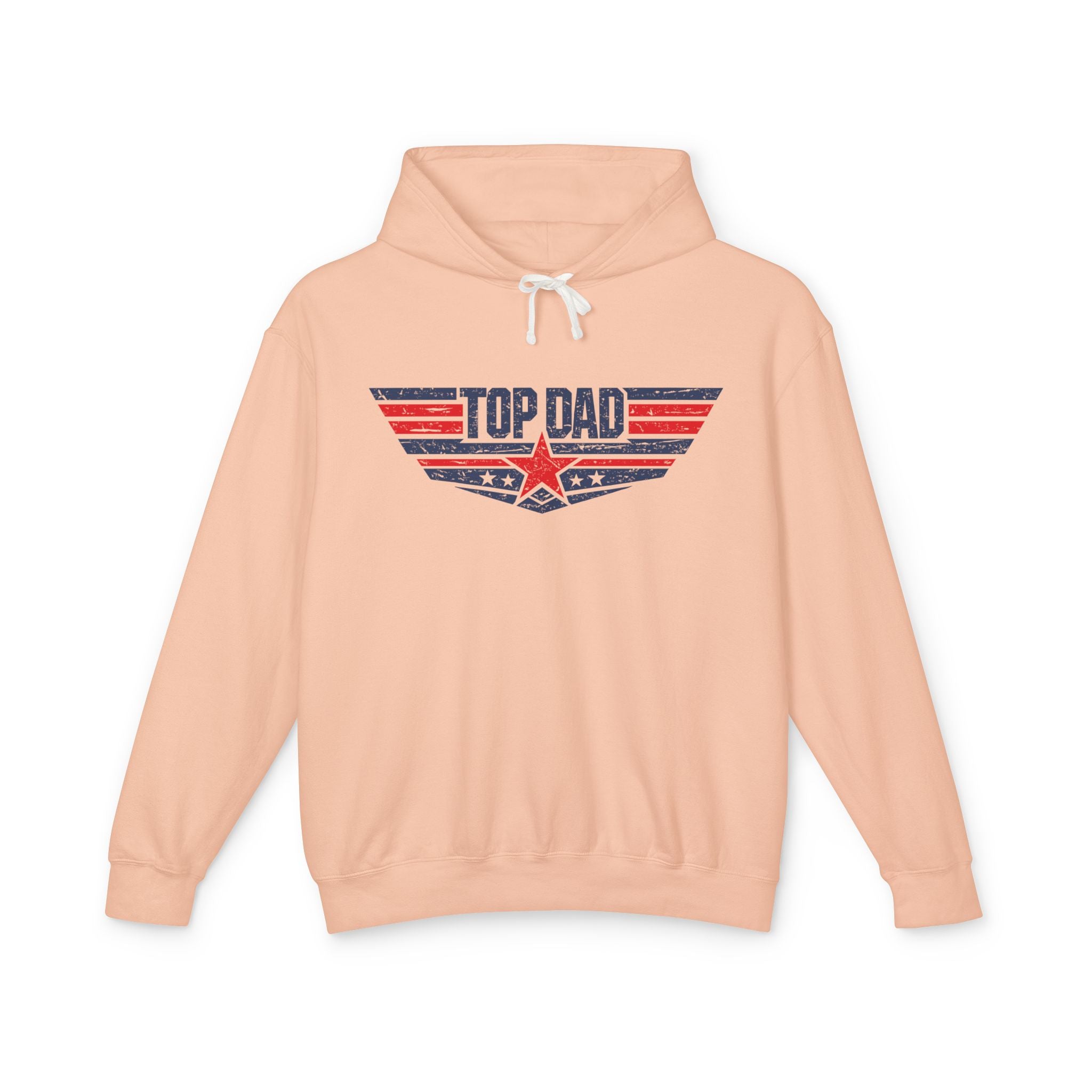 Top Dad Lightweight Hooded Sweatshirt