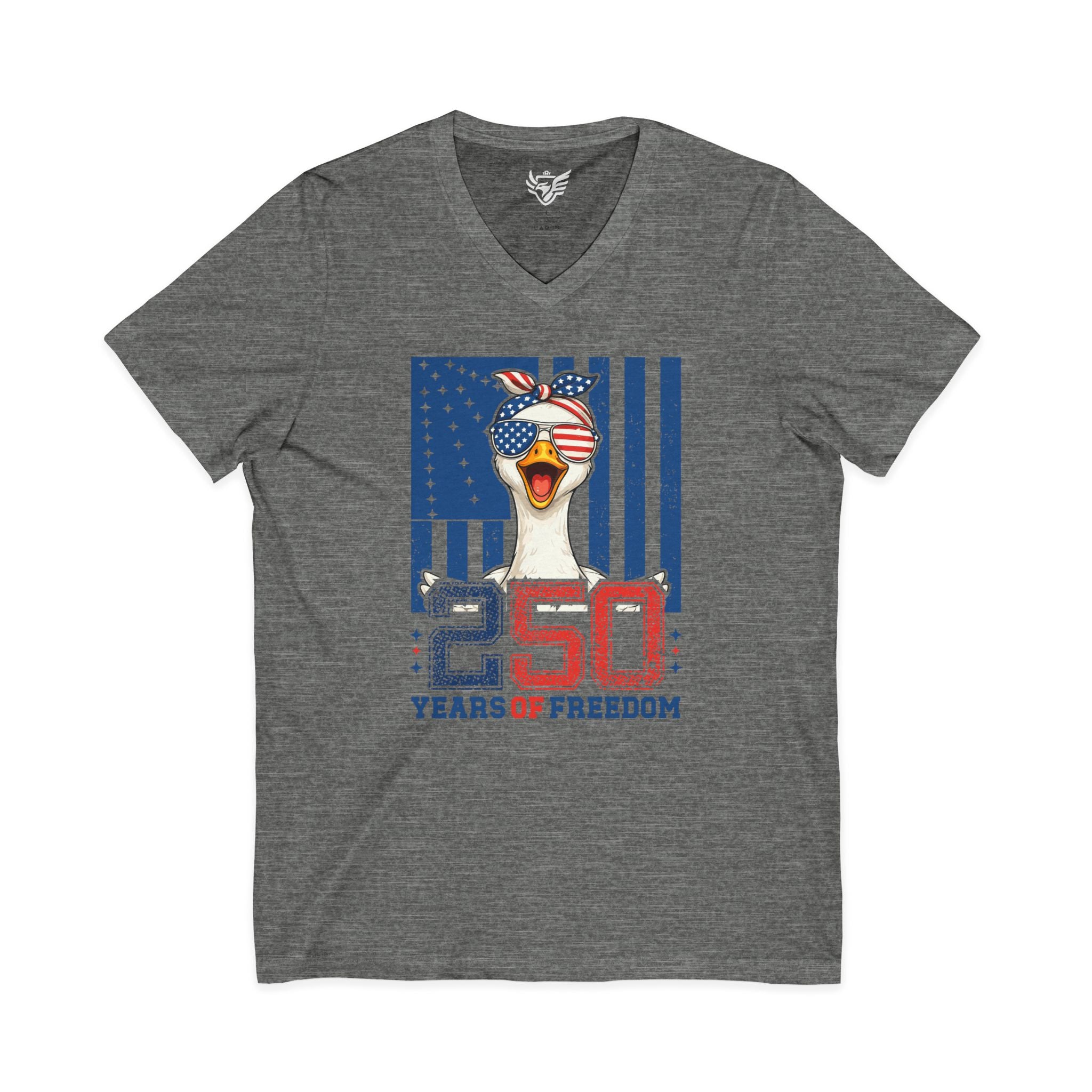 Celebration Goose Jersey Short Sleeve V-Neck Tee