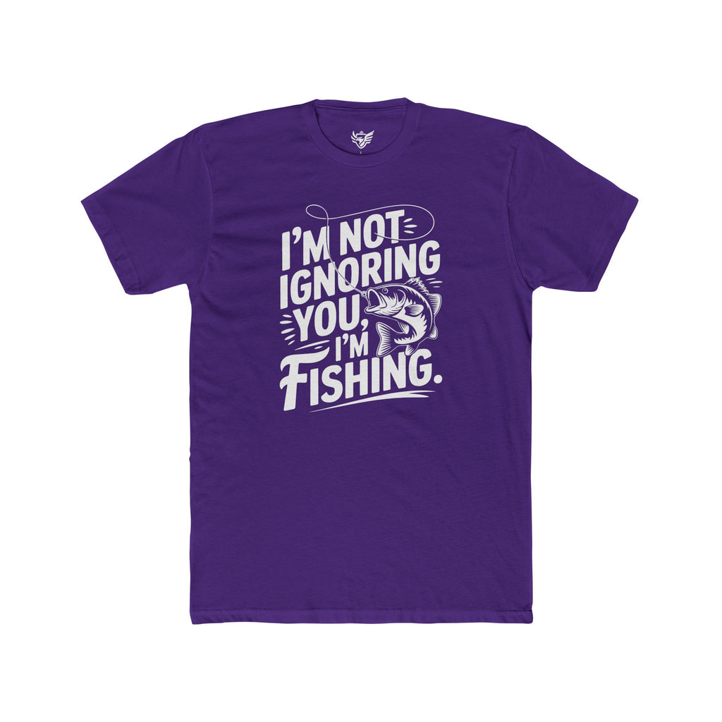 I'm Not Ignoring You Cotton Crew Tee