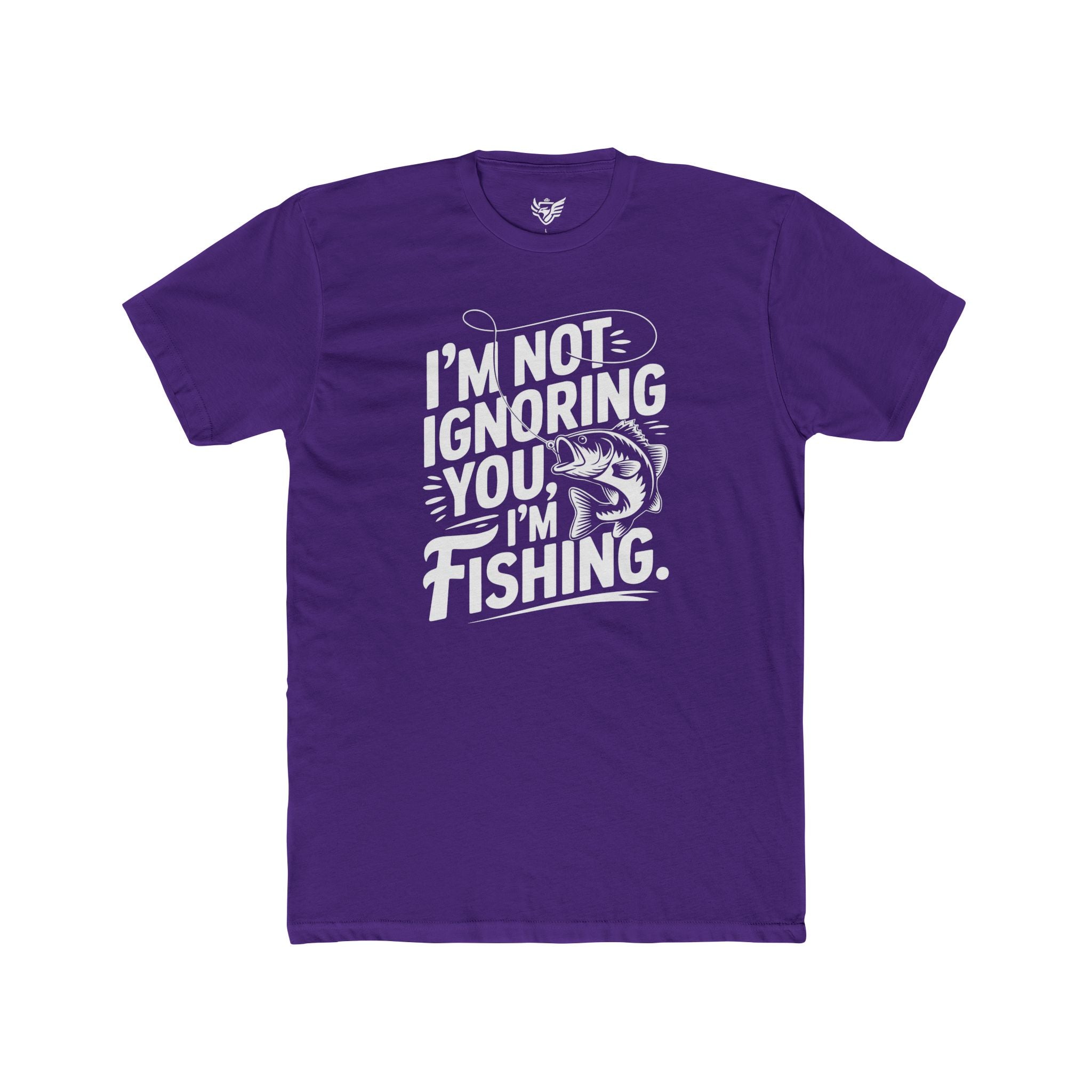 I'm Not Ignoring You Cotton Crew Tee
