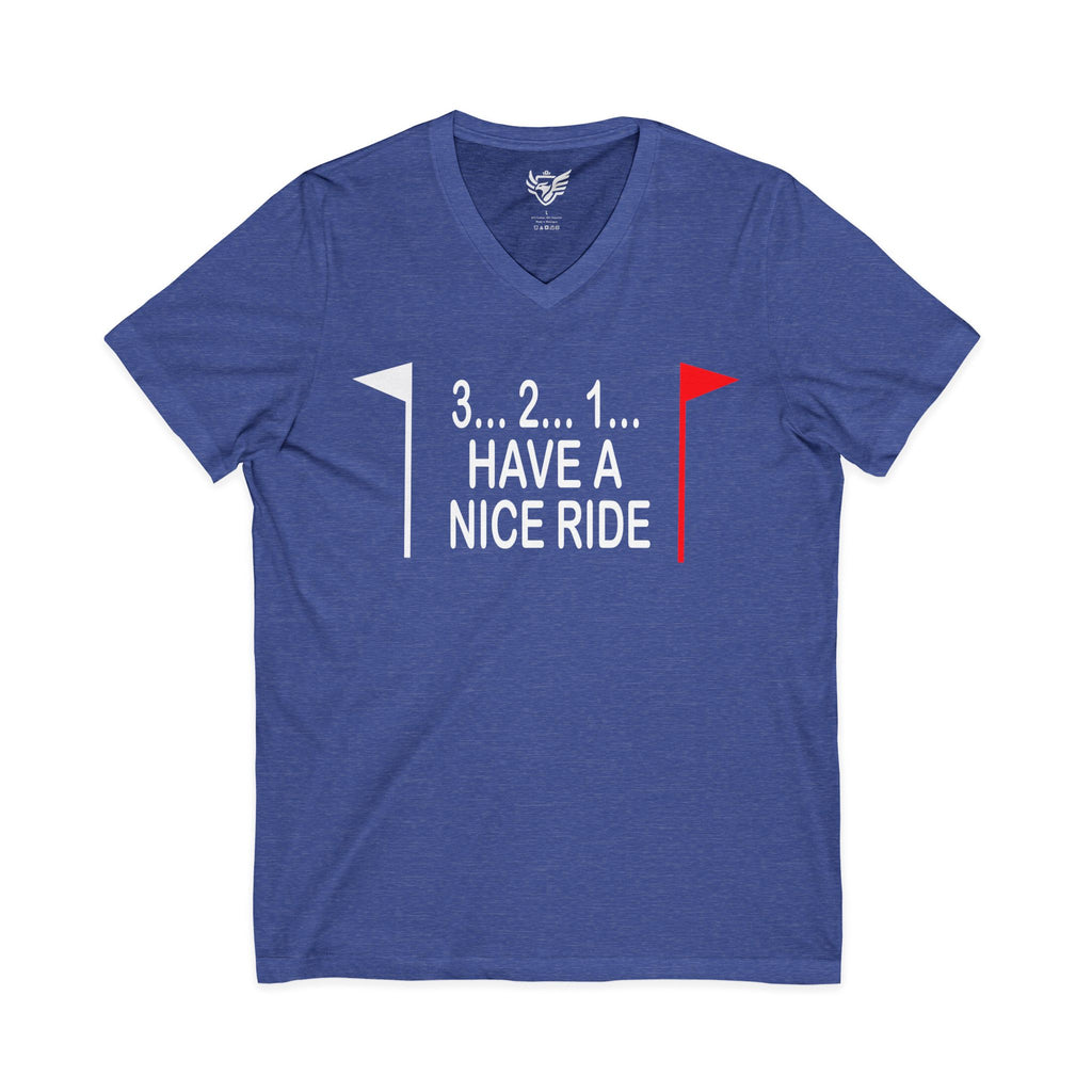Have a Nice Ride Jersey Short Sleeve V-Neck Tee