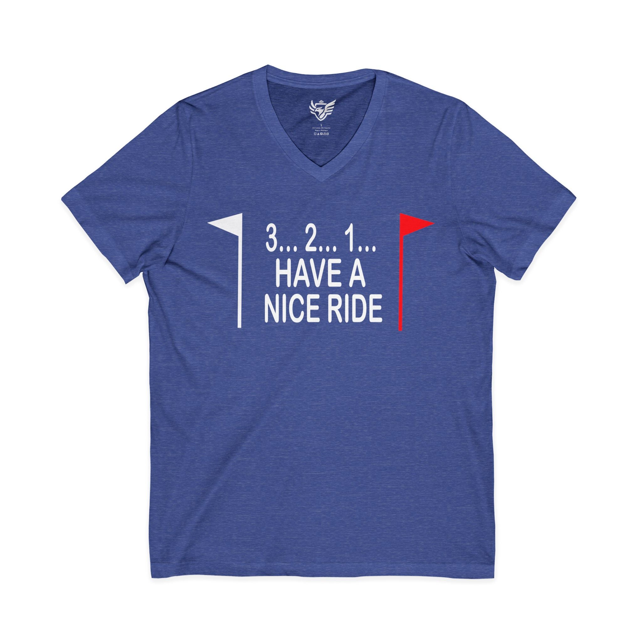 Have a Nice Ride Jersey Short Sleeve V-Neck Tee